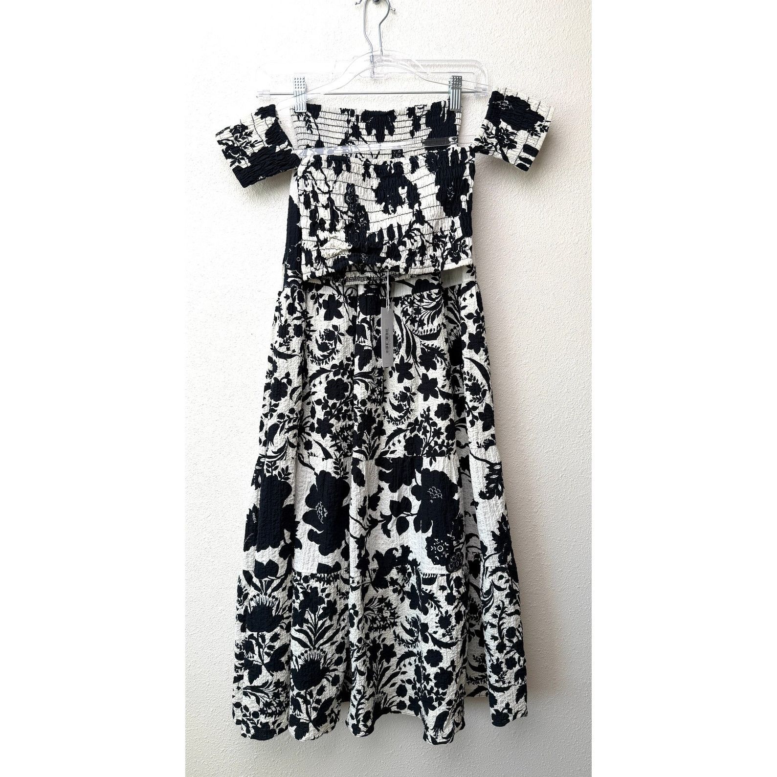 MISA Los Angeles NWT Misa Los Angeles Womens Black White Floral Set XS Size XS / US 0-2 / IT 36-38 - 4 Thumbnail