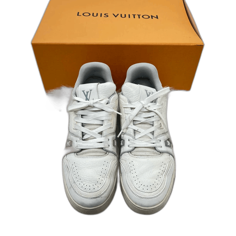 Louis Vuitton Louis Vuitton White Cement Trainer Sneakers-yf Size US 7 / EU 40 - 1 Thumbnail