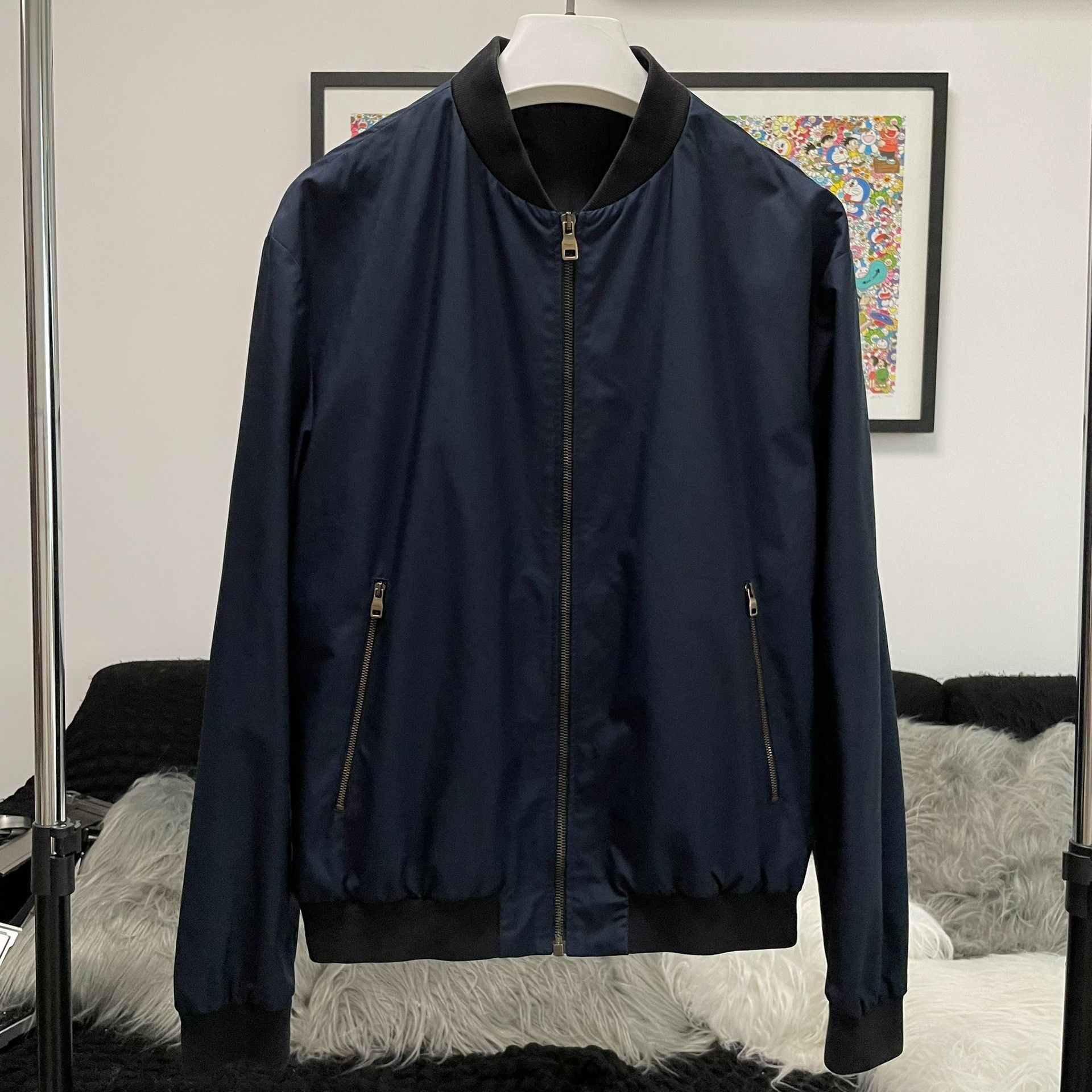 Salvatore Ferragamo Ferragamo Logo Back Runway Jacket Size US M / EU 48-50 / 2 - 1 Thumbnail