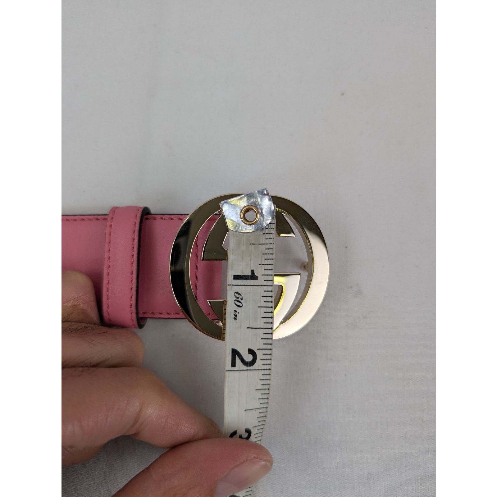 Gucci o1rshd1 Size: 90cm / Moon Belt in Glossy Pink Size ONE SIZE - 13 Thumbnail