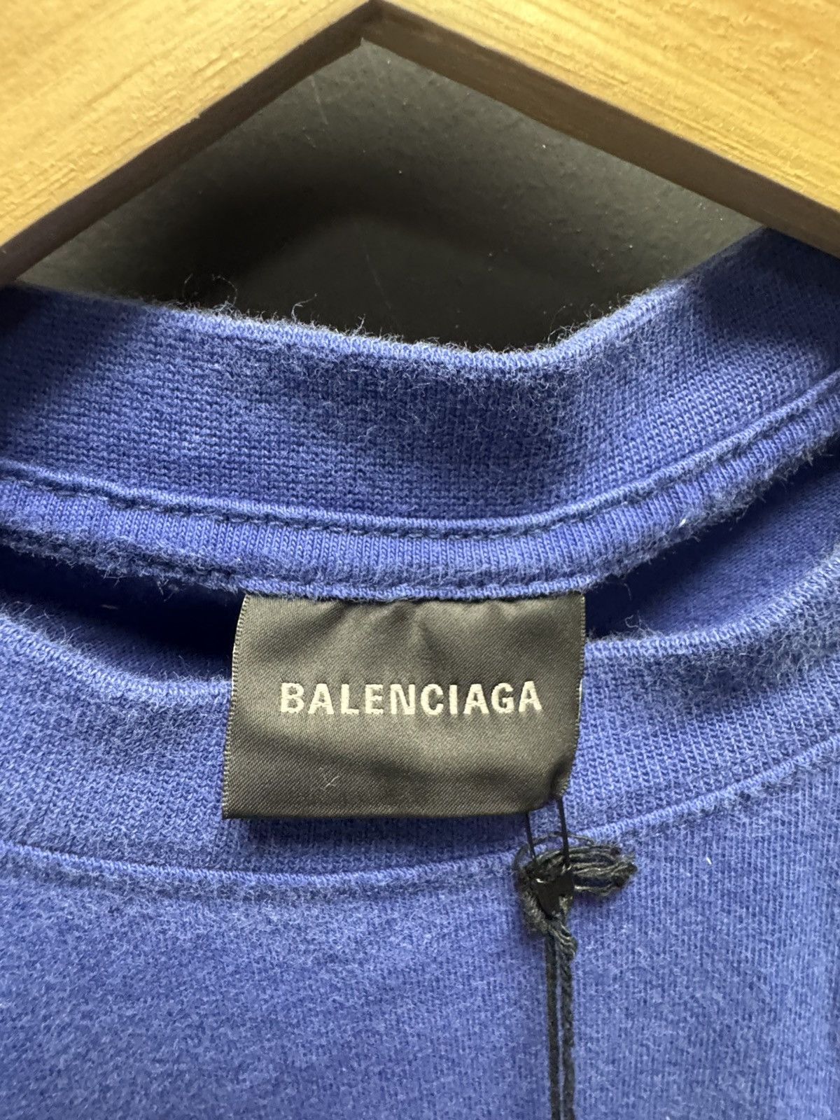 Balenciaga Balenciaga Hand Drawn Political Campaign Tee Blue Size US S / EU 44-46 / 1 - 2 Thumbnail