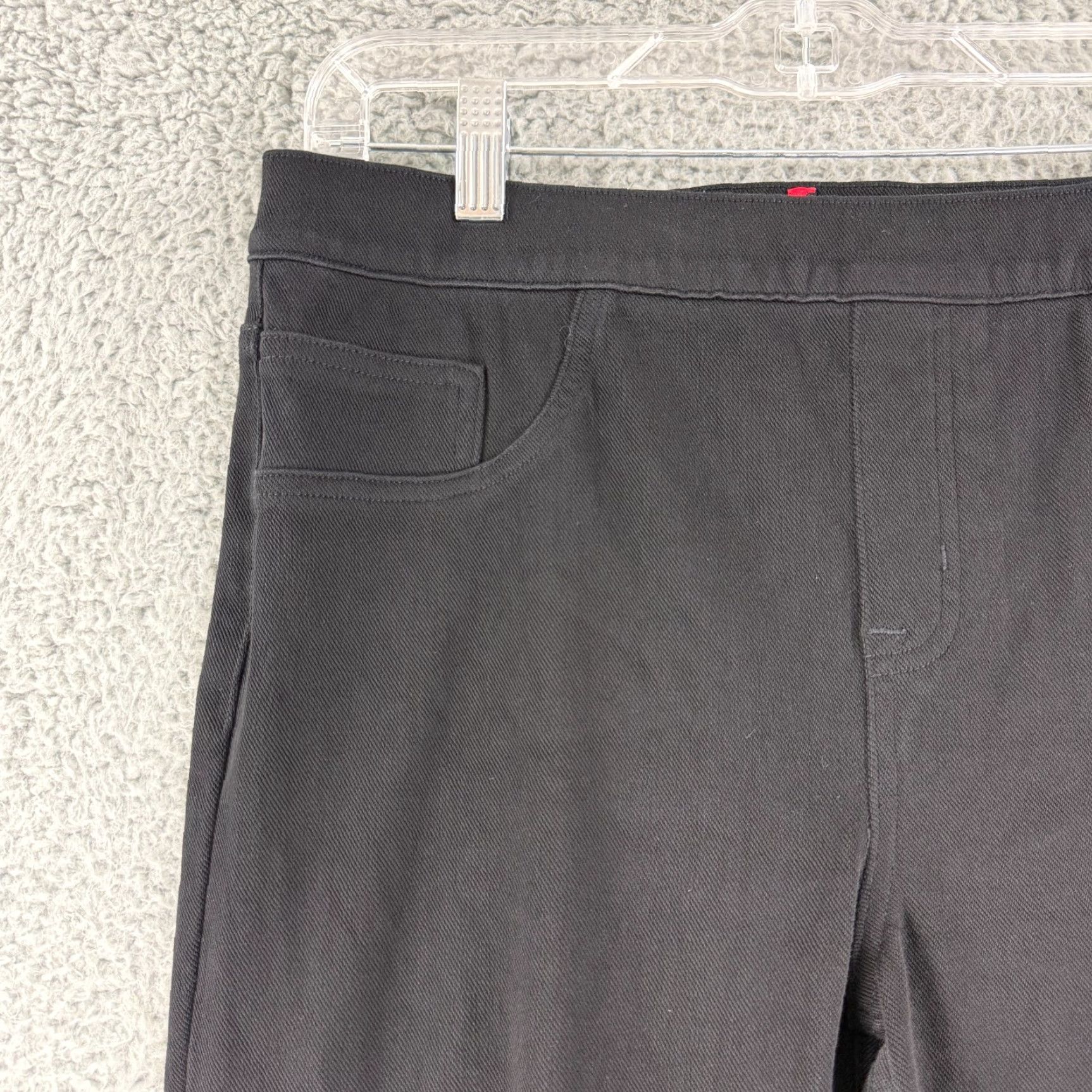 Spanx Spanx Ankle Pants Womens Large Black Pull On Stretch Mid-Rise Size 36" / US 14 / IT 50 - 2 Thumbnail