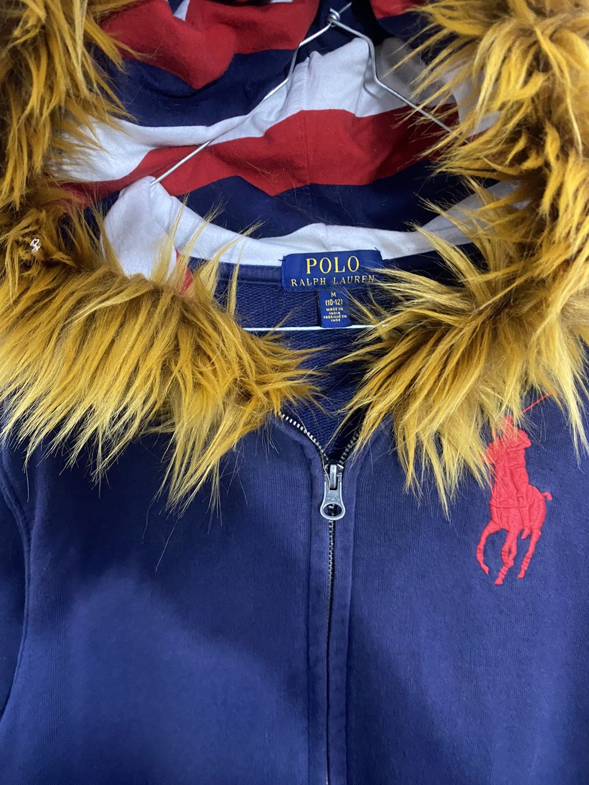 Polo Ralph Lauren Polo Ralph Lauren Fur Zipper Hoodie Size US M / EU 48-50 / 2 - 9 Thumbnail