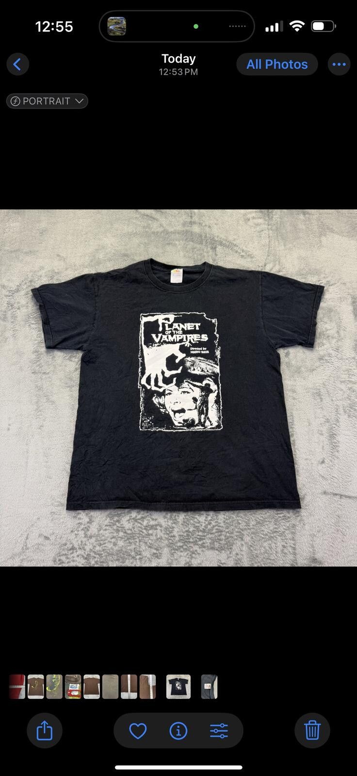 Fruit Of The Loom Fruit of the Loom Classic Sci-Fi Horror T-Shirt Size ONE SIZE - 1 Thumbnail