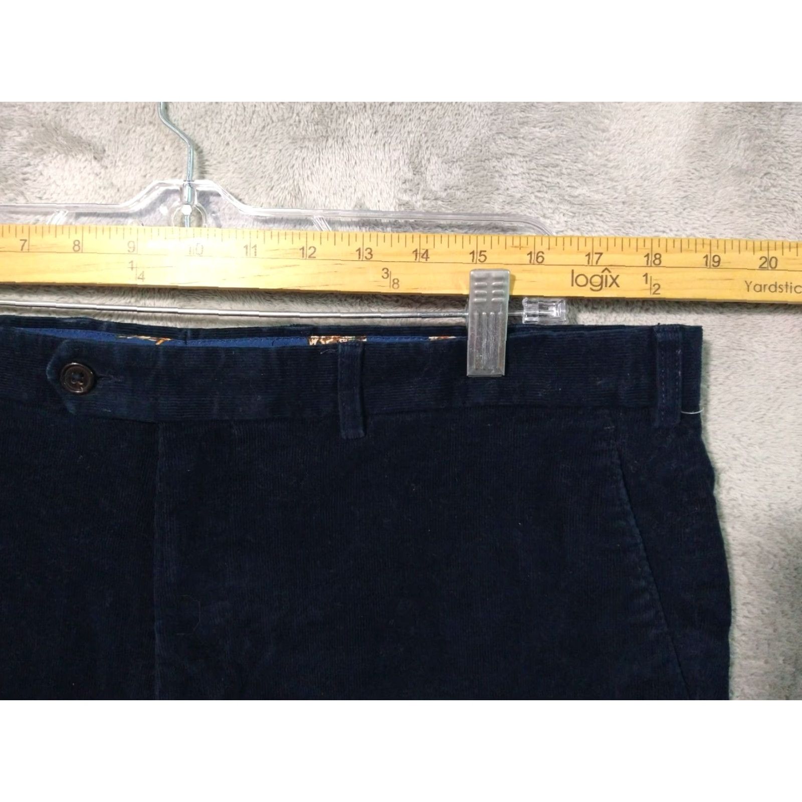 Ralph Lauren Ralph Lauren Pants Mens 38x29 Corduroy Flat Front Straight Leg Casual Chino Blue Regular Size 38 Mens Size US 38 / EU 54 - 3 Thumbnail