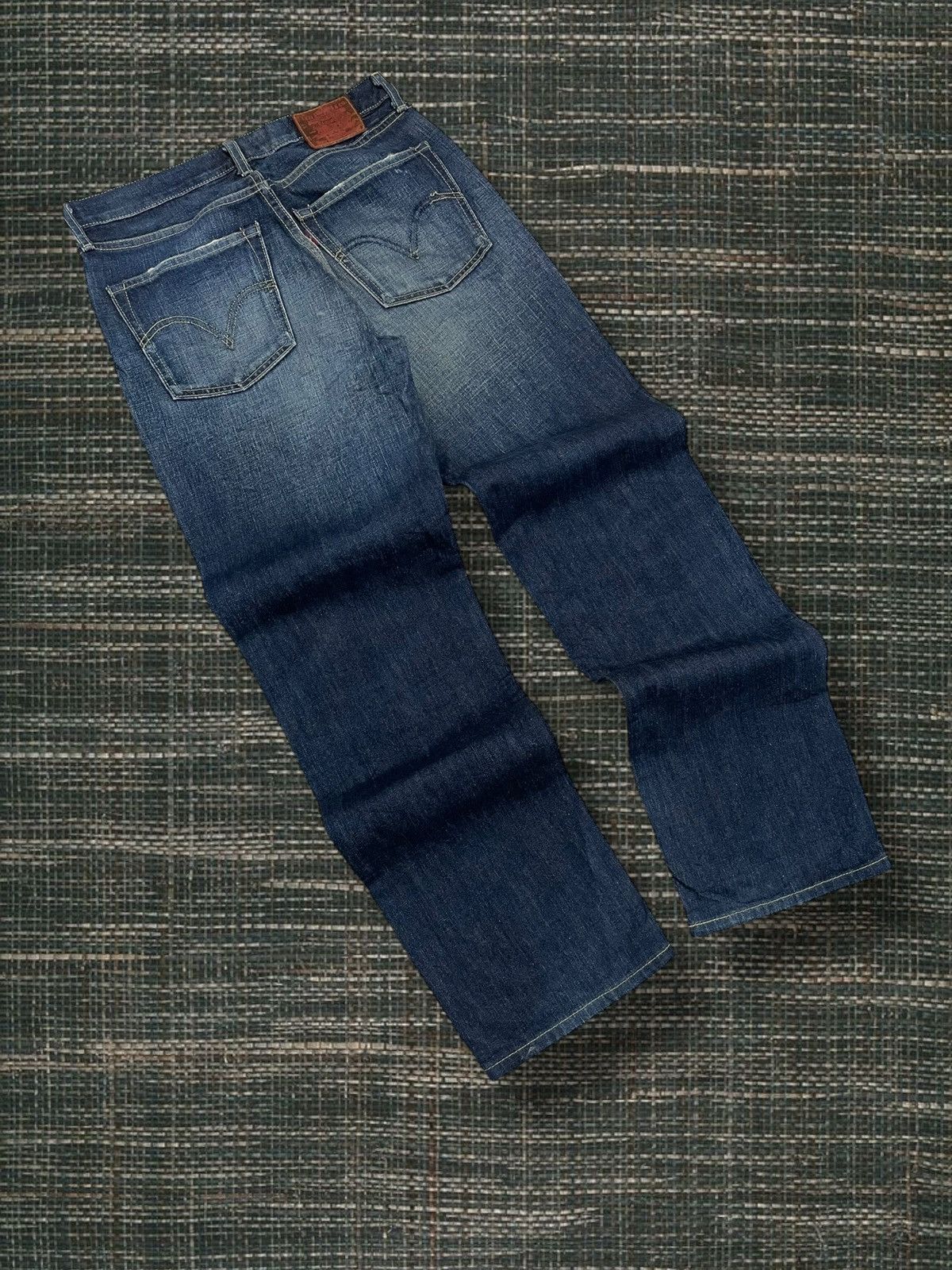 Levi's Vintage Clothing Vintate 1990s Designer Levis 502 Distressed Blue Denim Size US 29 - 10 Thumbnail