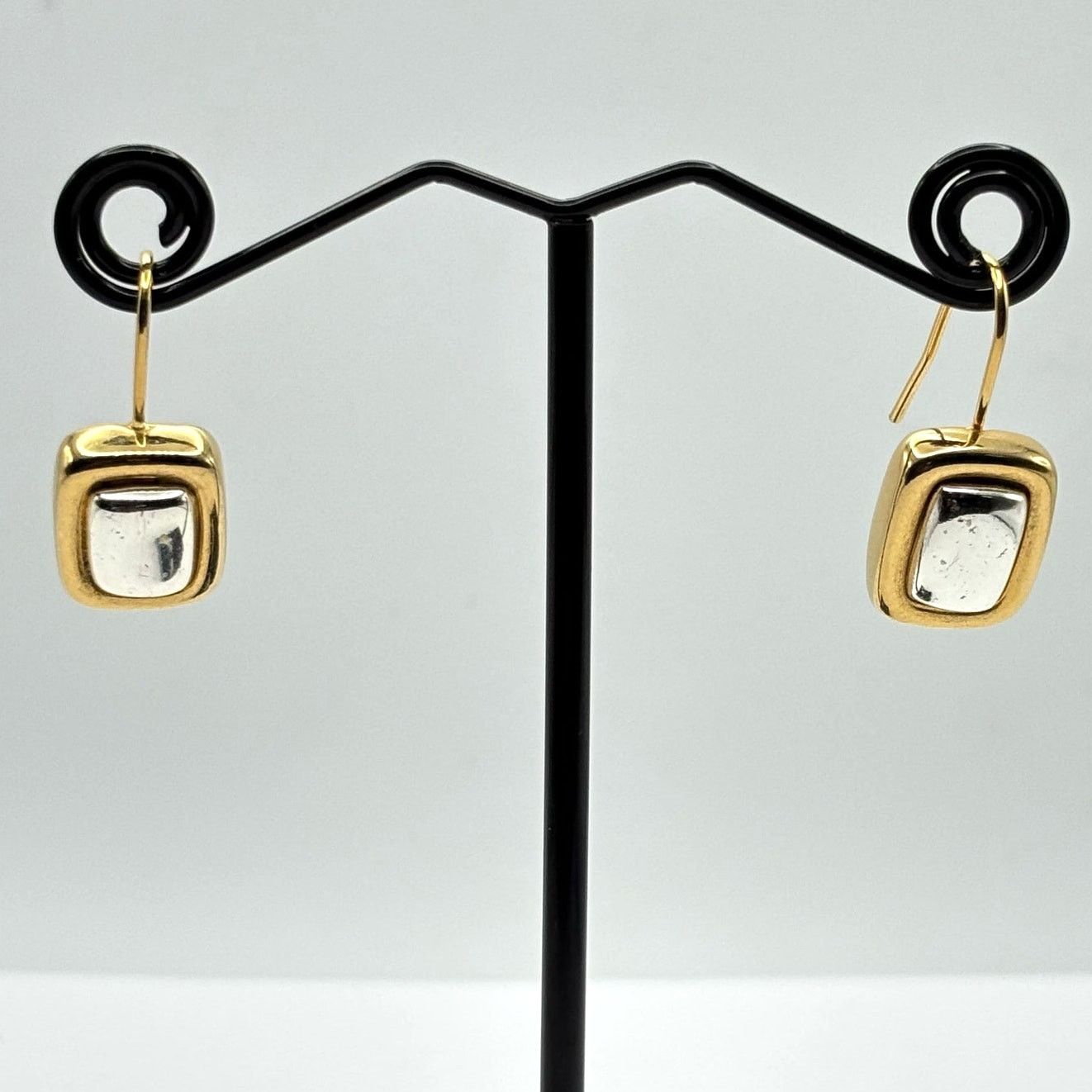 Other Gold & Silver Cube Earrings Size ONE SIZE - 2 Thumbnail