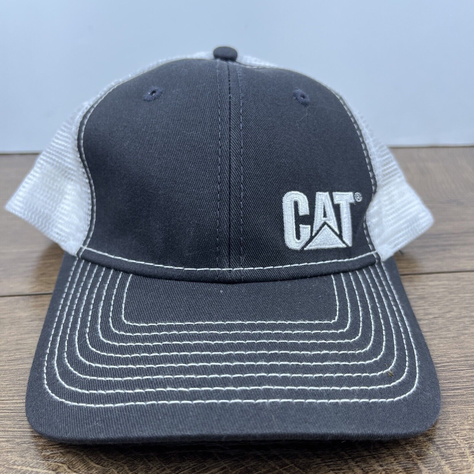 Other CAT Hat CAT Construction Hat Black Hat Adjustable Adult Size Size ONE SIZE - 3 Thumbnail