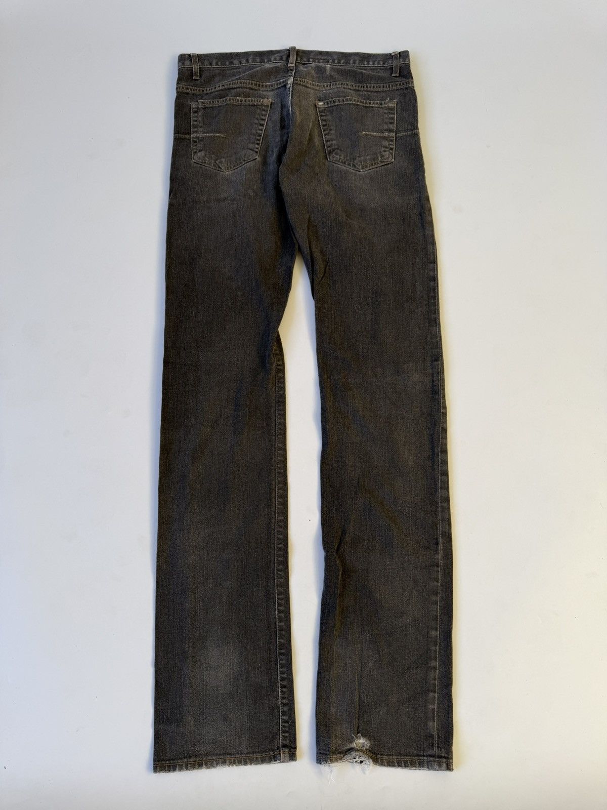 Dior Dior Homme Black Washed Jeans Size US 31 - 2 Thumbnail