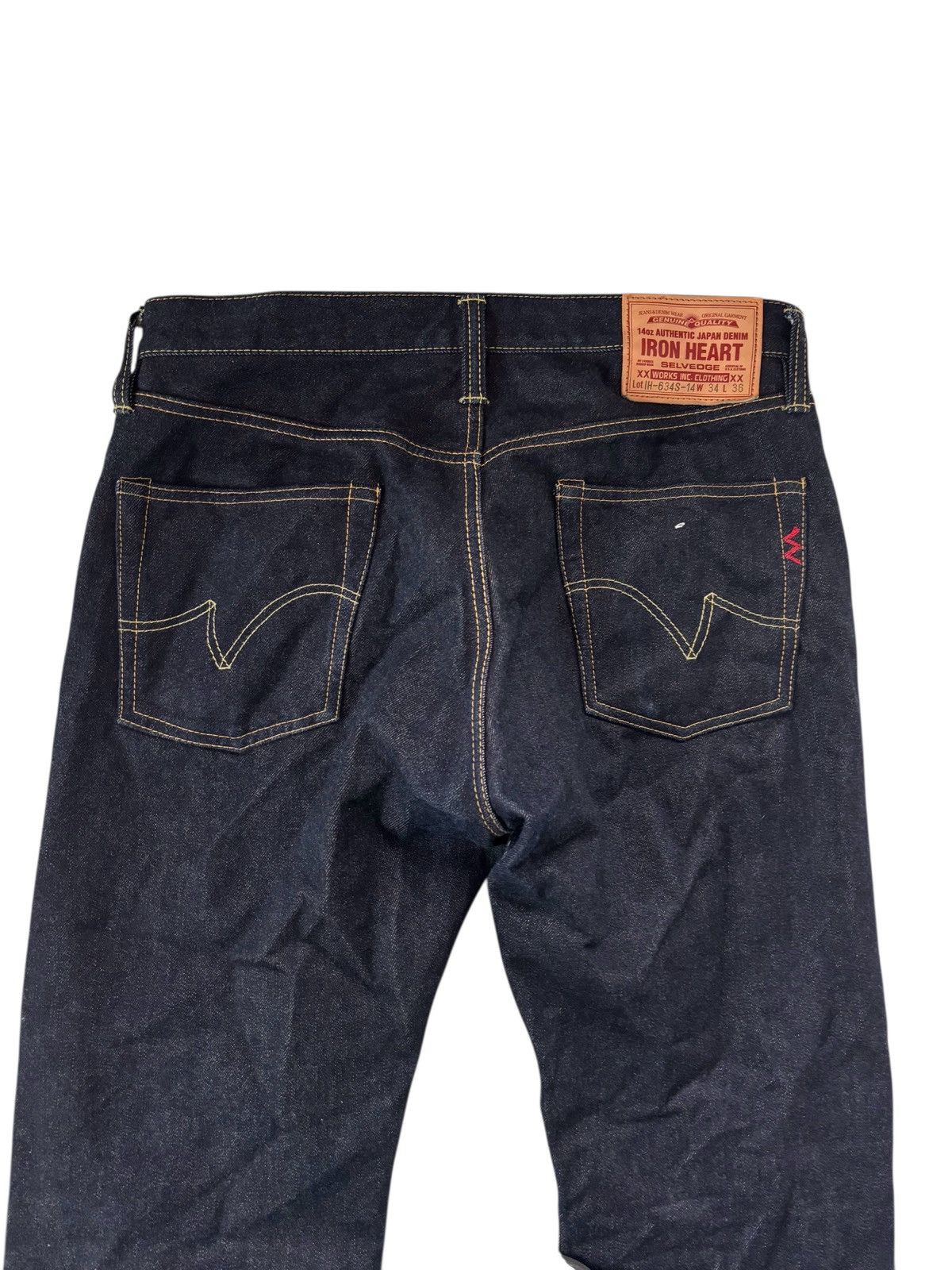 Iron Heart Iron Heart Selvedge Raw Denim Jeans Size US 34 / EU 50 - 4 Thumbnail