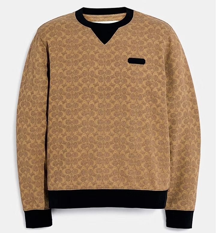 Coach Coach: Crewneck Sweater - Signature Design (M) Size US M / EU 48-50 / 2 - 1 Thumbnail