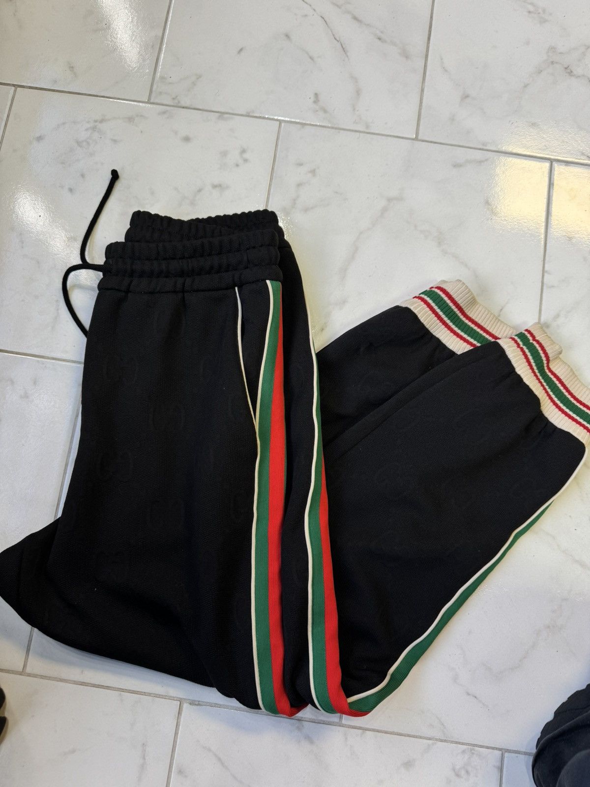 Gucci Gucci GG Jacquard Jogging Pants size XS (Fits Bigger) Size US 34 / EU 50 - 1 Thumbnail