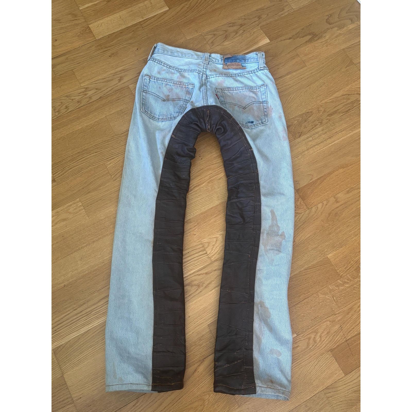 Levi's Vintage Levi's 501 Jeans: USA Made, Rodeo Leather Inlay Size US 27 - 4 Thumbnail