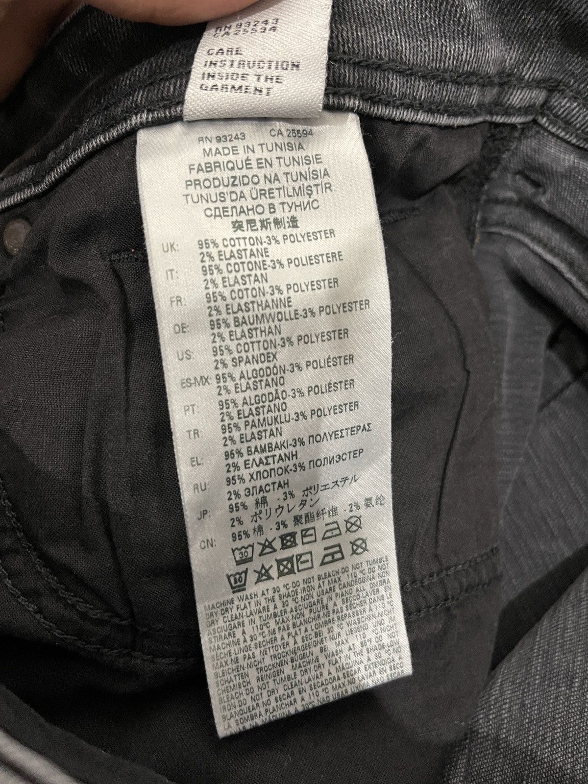 Diesel Diesel jeans denim 33x32 gray Size US 33 - 8 Thumbnail