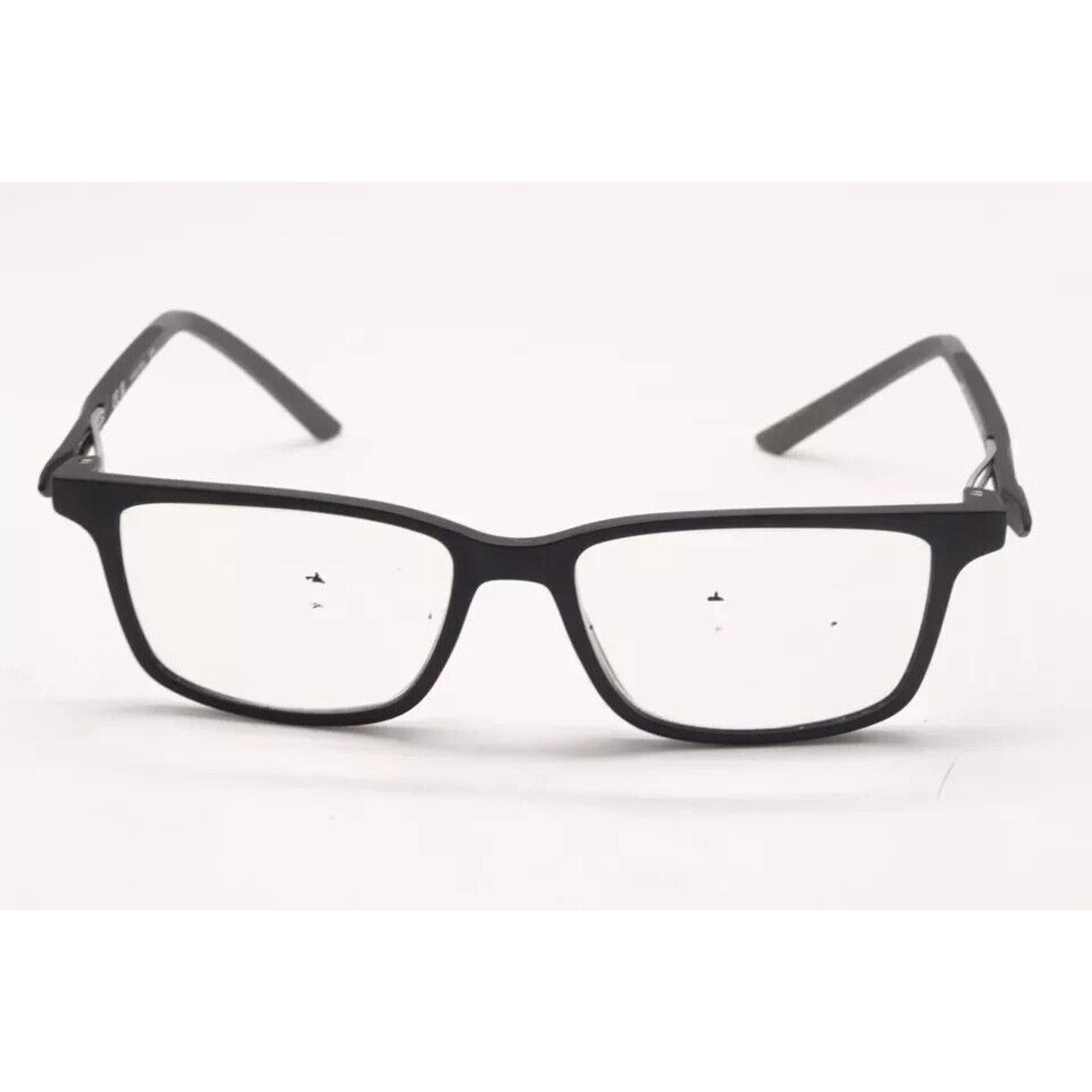 Nike NIKE 7145 001 MATTE BLACK GREY EYEGLASSES FRAMES 53-18 Size ONE SIZE - 1 Thumbnail
