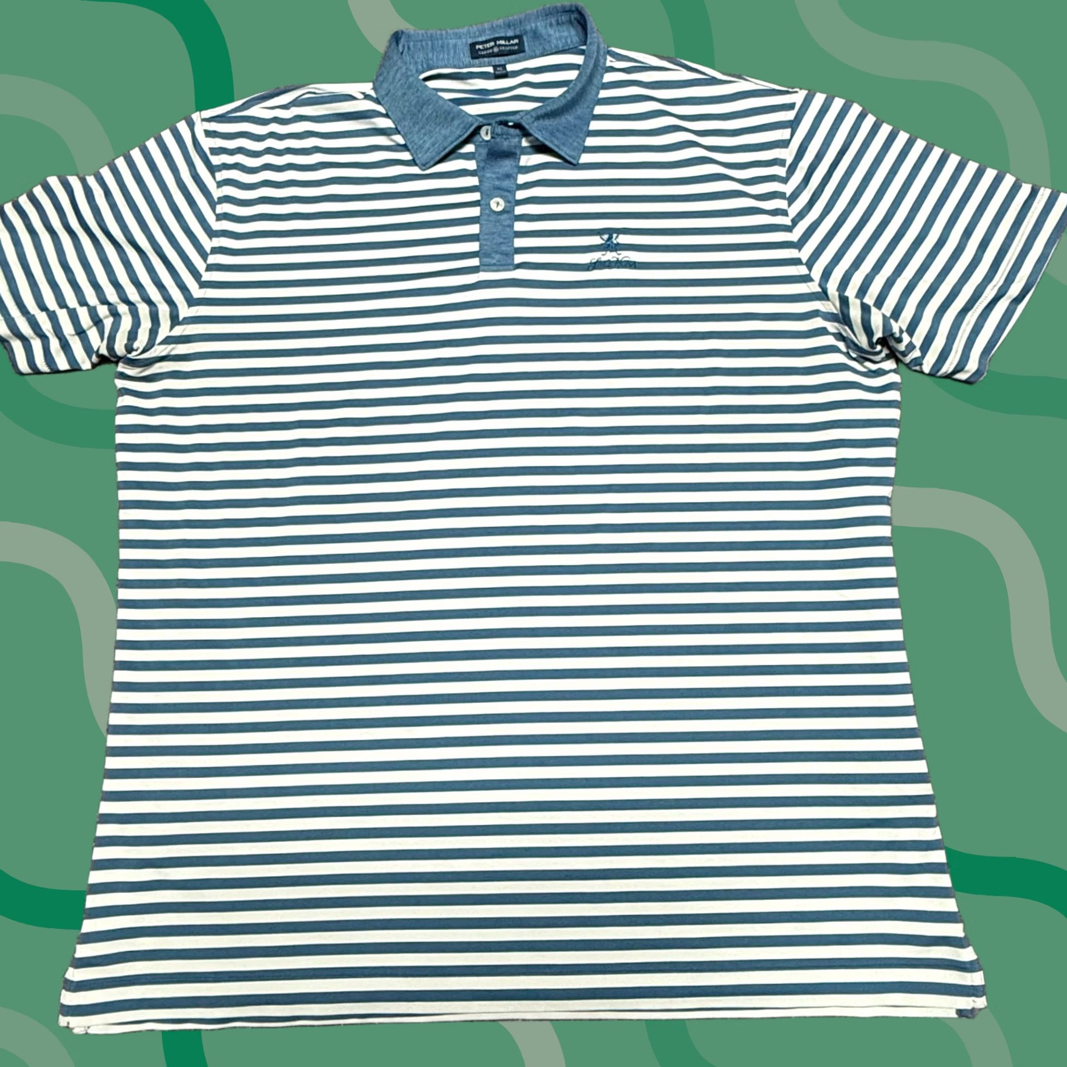 Peter Millar Peter Millar Crown Crafted Polo Shirt Men XL Blue Lake Nona Golf Club Florida Polo Men XL Blue Size US XL / EU 56 / 4 - 1 Thumbnail