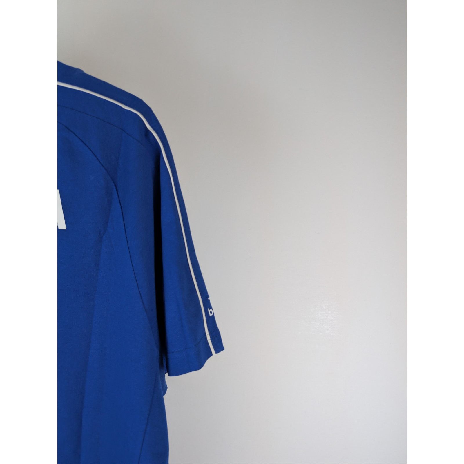 Balenciaga o1rshd1 Oversized Soccer T-Shirt Dry Jersey in Blue Size US M / EU 48-50 / 2 - 11 Thumbnail