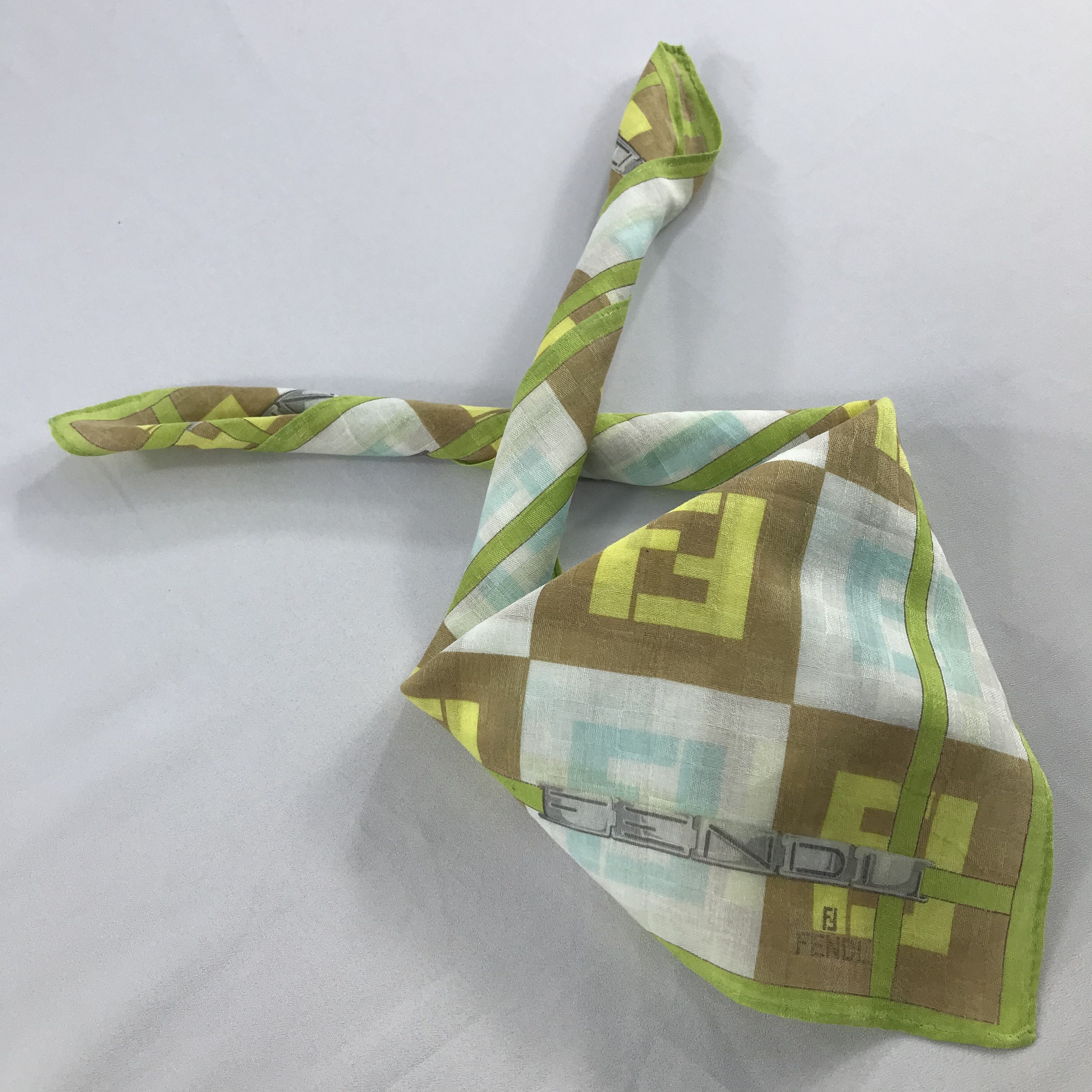 Vintage Vintage Fendi Bandana / Handkerchief / Neckerchief - S2752A Size ONE SIZE - 4 Thumbnail