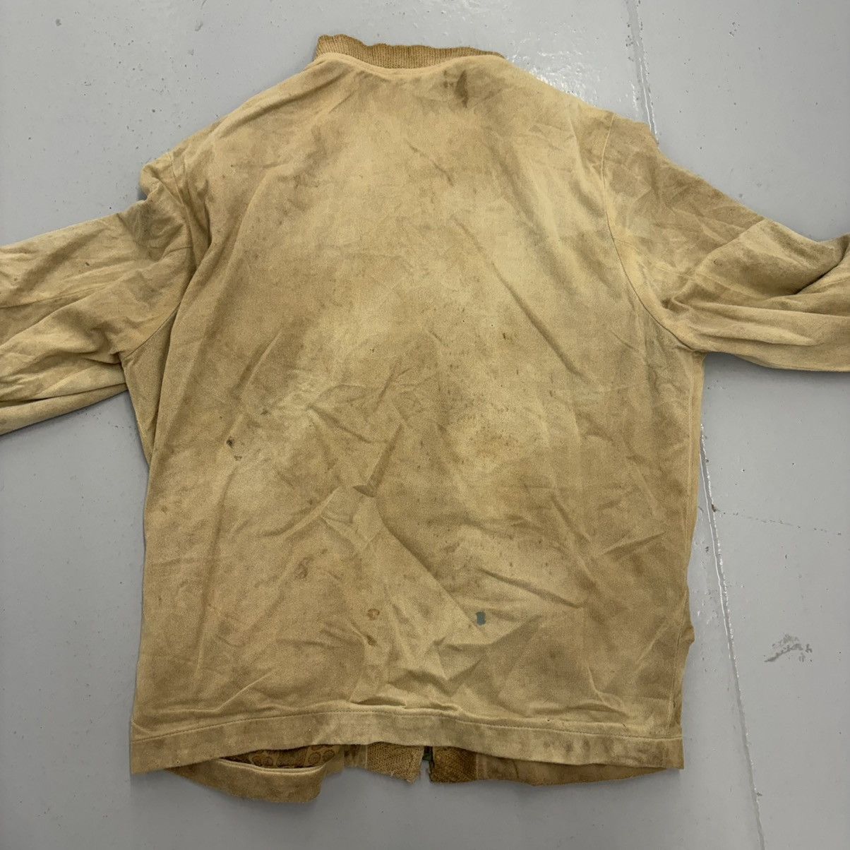 Other Vintage 60s Sir Jac Beige Suede Cotton Bomber Jacket Size US S / EU 44-46 / 1 - 3 Thumbnail