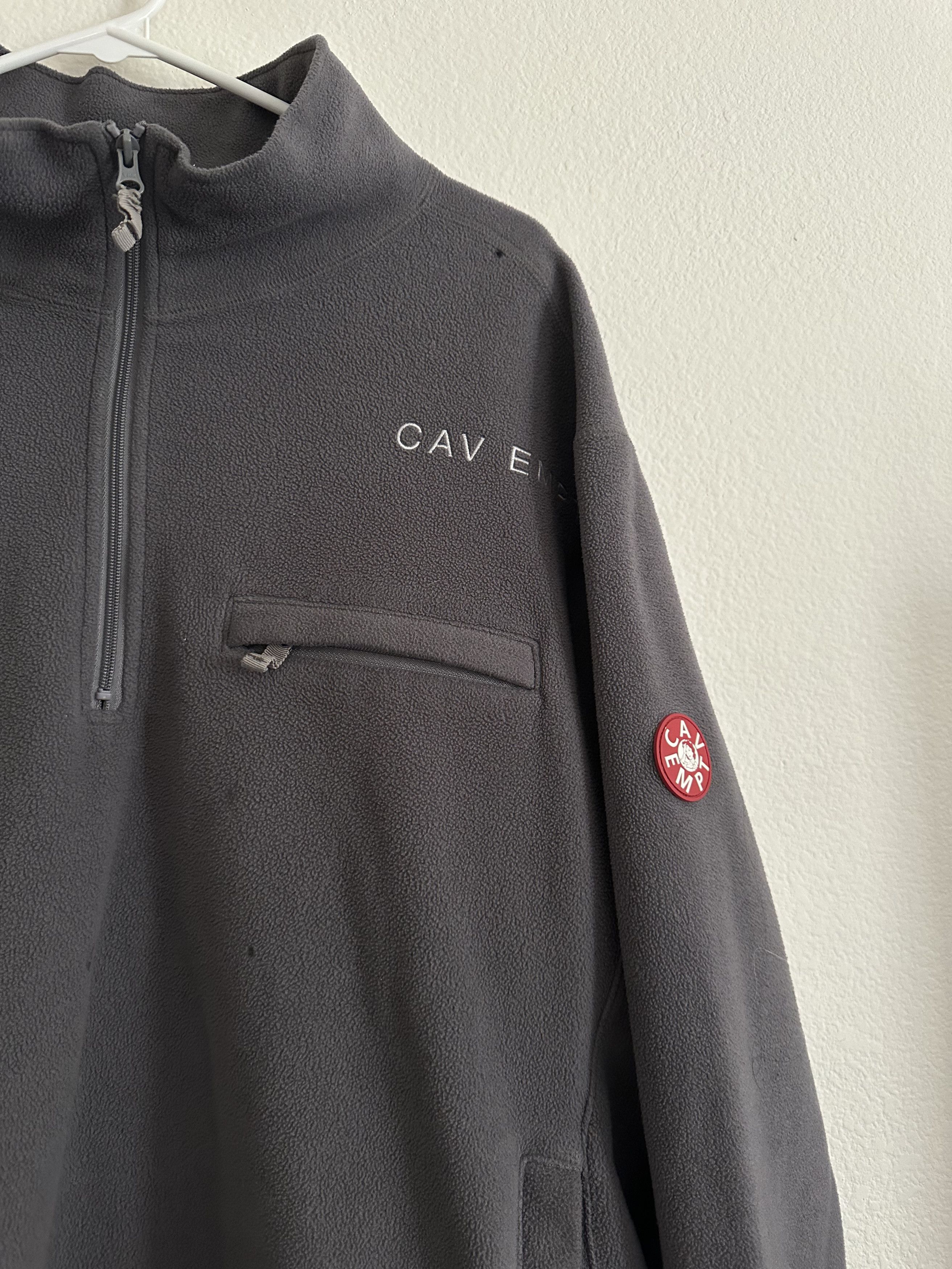 Cav Empt Cav Empt Quarter Zip Fleece Size US L / EU 52-54 / 3 - 2 Thumbnail