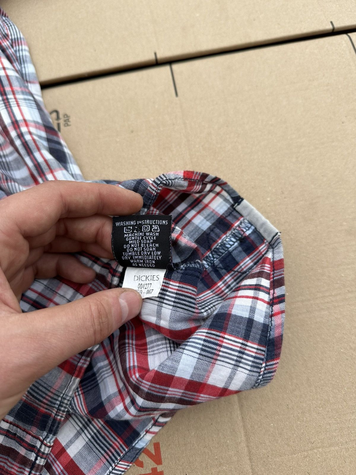 Dickies × Vintage Rare Vintage Dickies Distressed Shirt Y2K Japan Style Size US XL / EU 56 / 4 - 10 Thumbnail