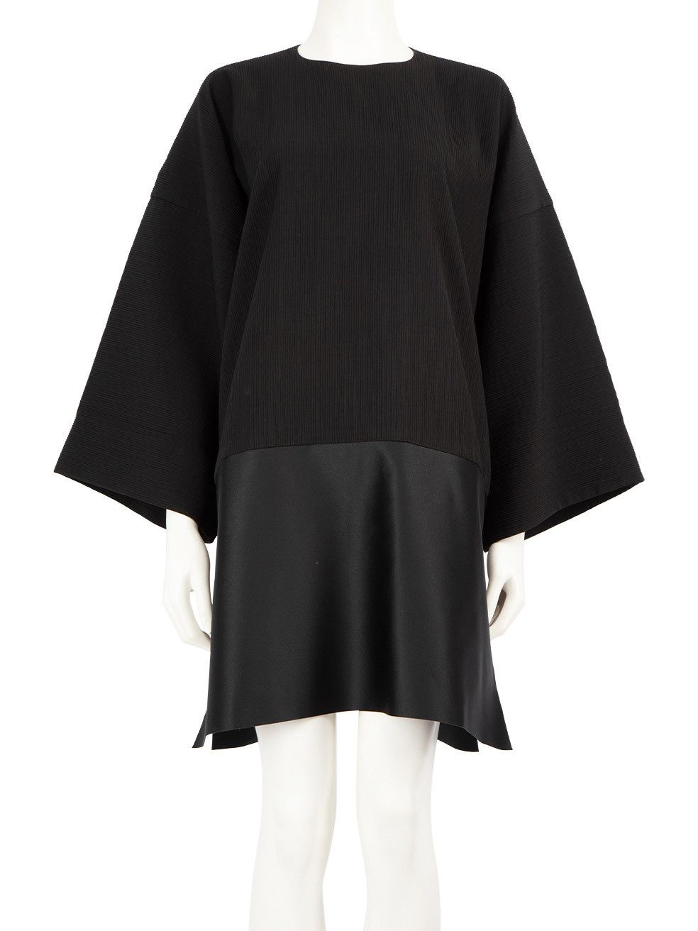 image of Solace London Black Lulu Round Neck Dress, Women's (Size Small)