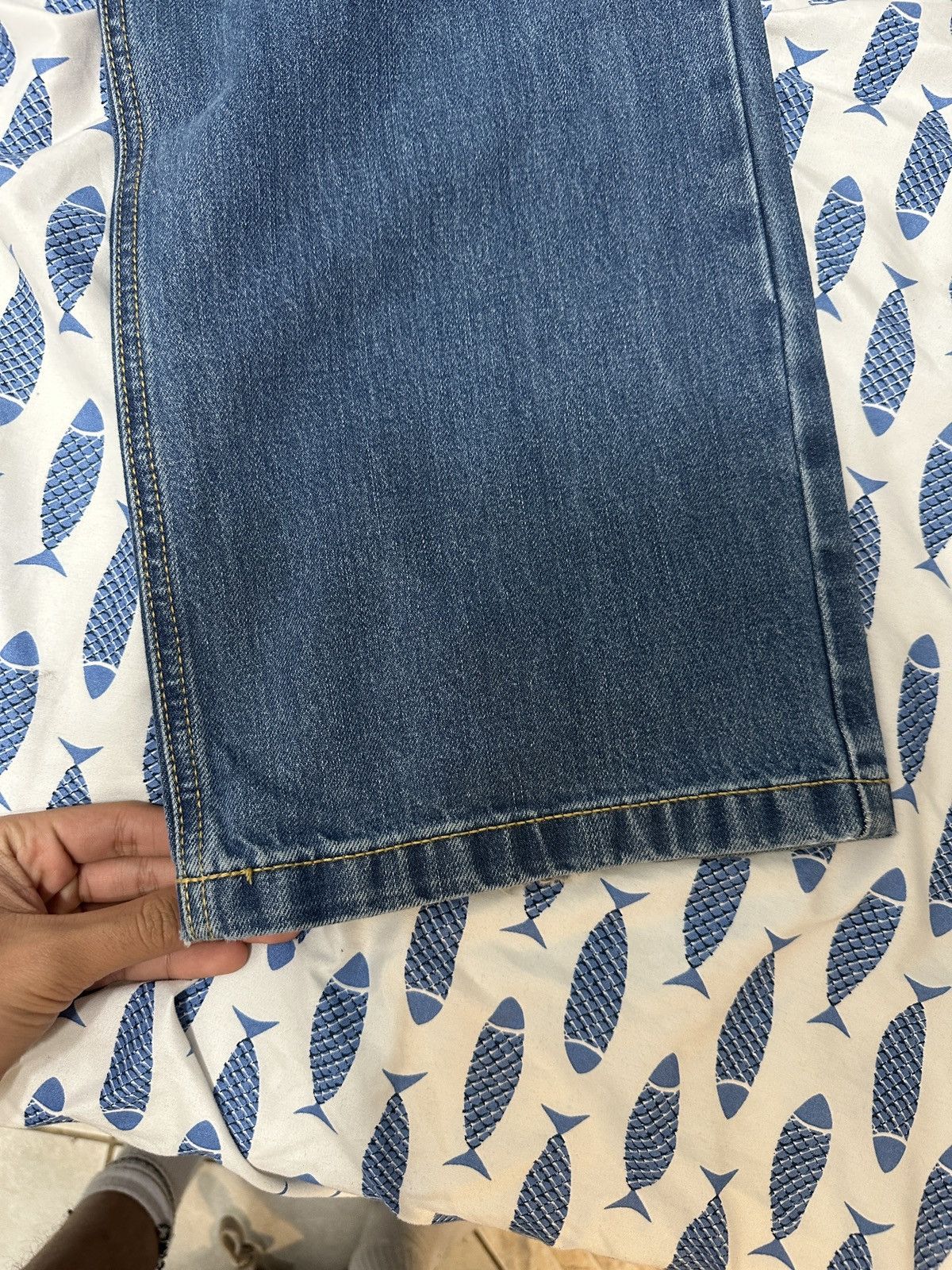 Zara Zara Blue Baggy Pants Size US 31 - 2 Thumbnail