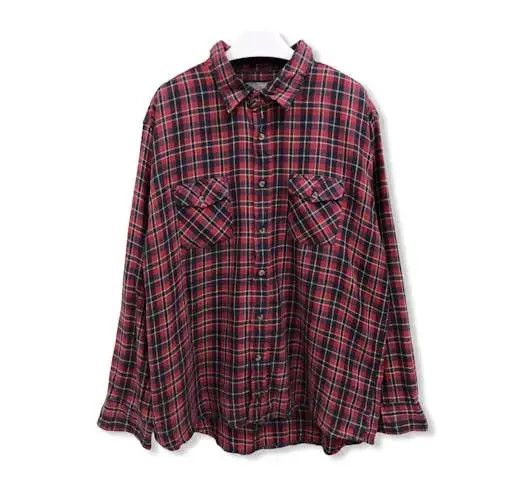 Flannel Vintage Villand Plaid Tartan Flannel Shirt 👕 Size US XL / EU 56 / 4 - 1 Thumbnail