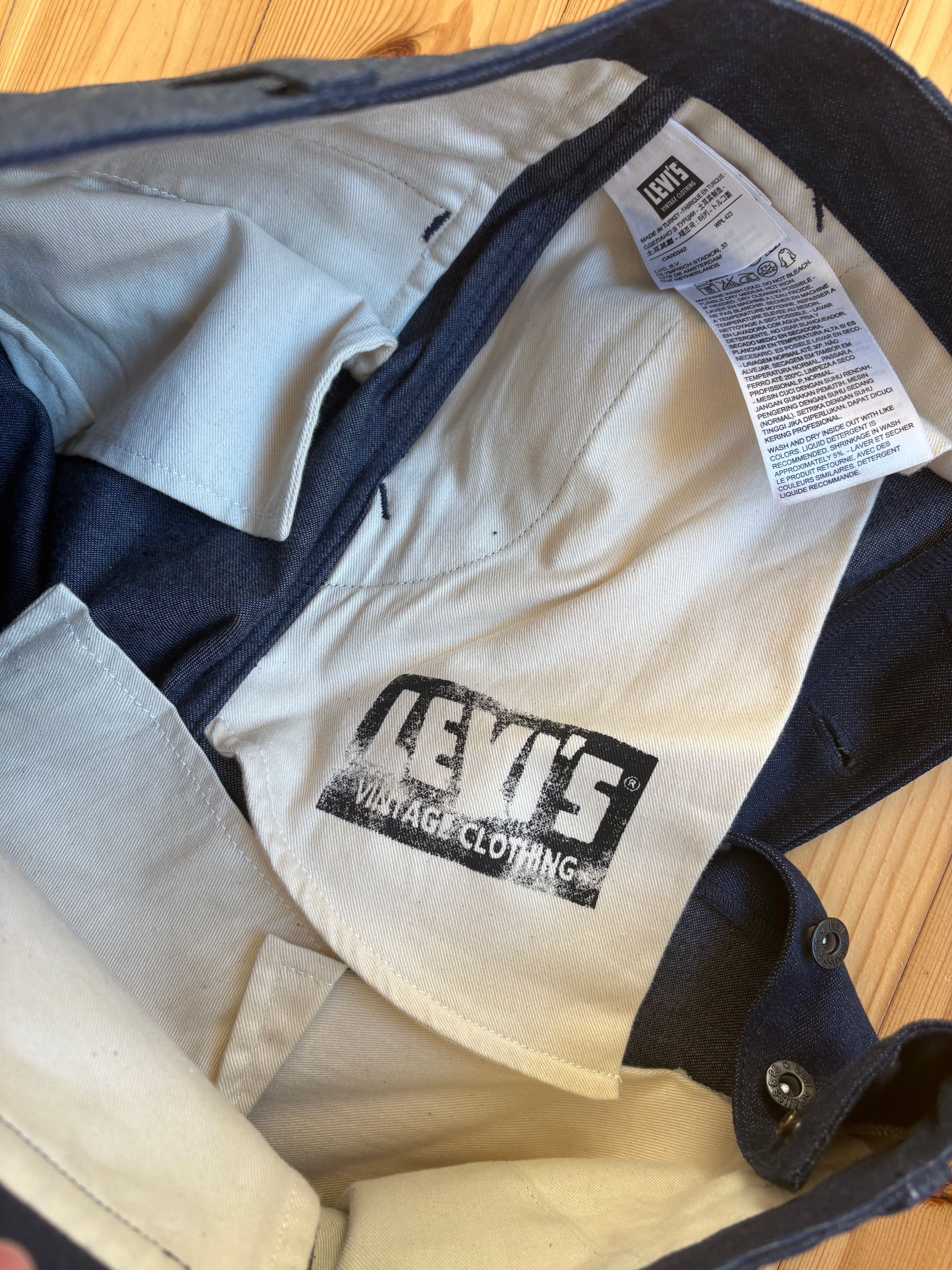 Levi's Vintage Clothing NWOT LVC 1920’s Balloon 31 Raw 2015 version denim jeans Size US 31 - 5 Thumbnail
