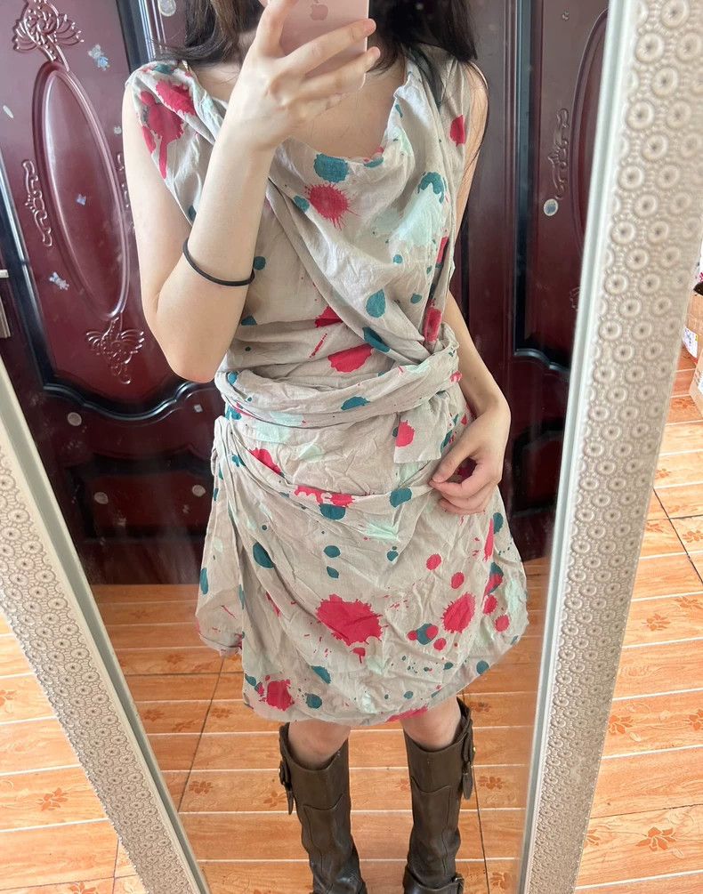 Vivienne Westwood Vivienne Westwood Irregular slit dress Size M / US 6-8 / IT 42-44 - 2 Thumbnail