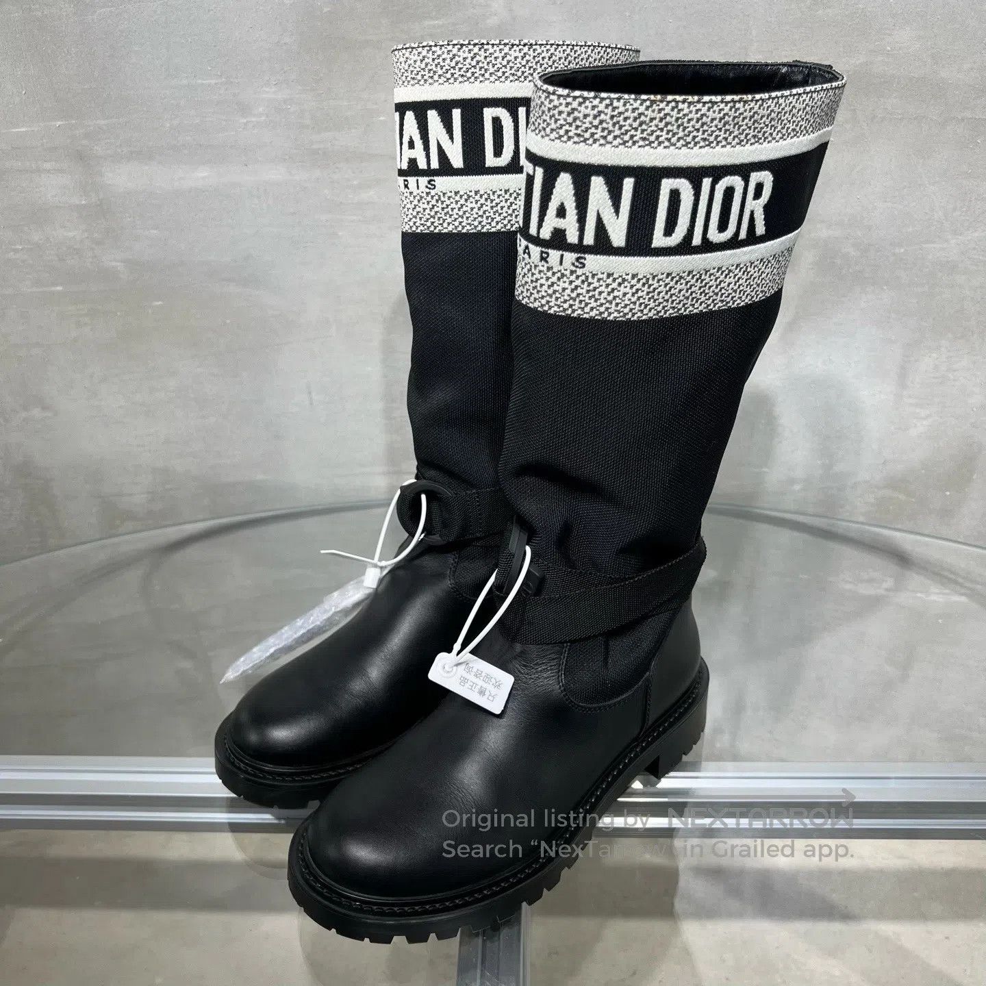 Dior Dior Knight Boots Black Size US 6 / IT 36 - 1 Thumbnail