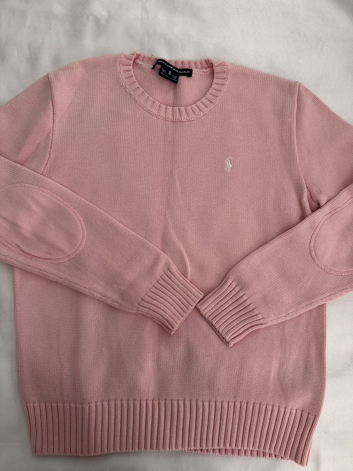 Lauren Ralph Lauren Ralph Lauren Bubblegum Pink Knit Crewneck Sweater Size M / US 6-8 / IT 42-44 - 1 Thumbnail