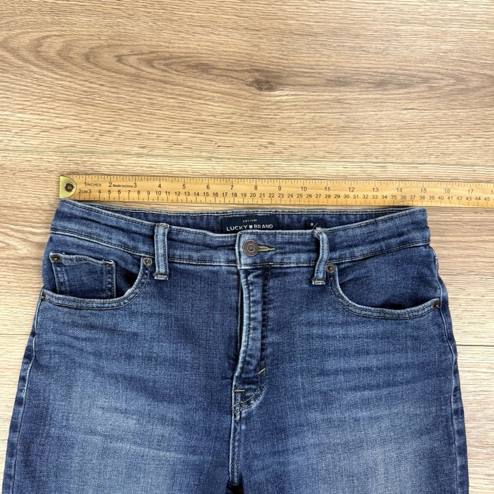 Lucky Brand LUCKY BRAND Jeans Women Bridgette Skinny Mid Rise 8 29 Ankle Stretch Denim Blue Size 8/29 Womens Skinny Jeans Size 30" / US 8 / IT 44 - 5 Thumbnail