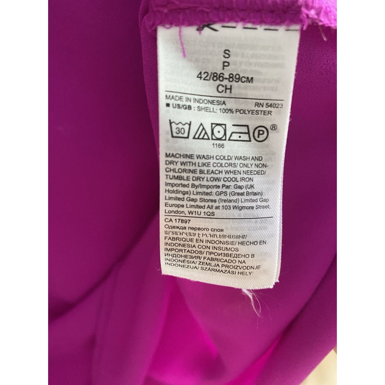 Banana Republic Banana Republic fuschia drop shoulder polyester blouse sz s Size S / US 4 / IT 40 - 9 Thumbnail