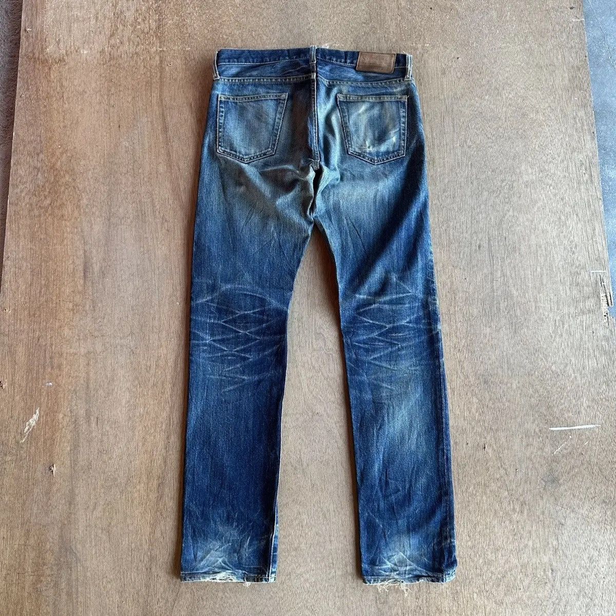 Japanese Brand W31 L32 🔥 DISTRESSED DENIM VINTAGE STOOGE&CO. JEANS PANTS Size US 31 - 13 Thumbnail