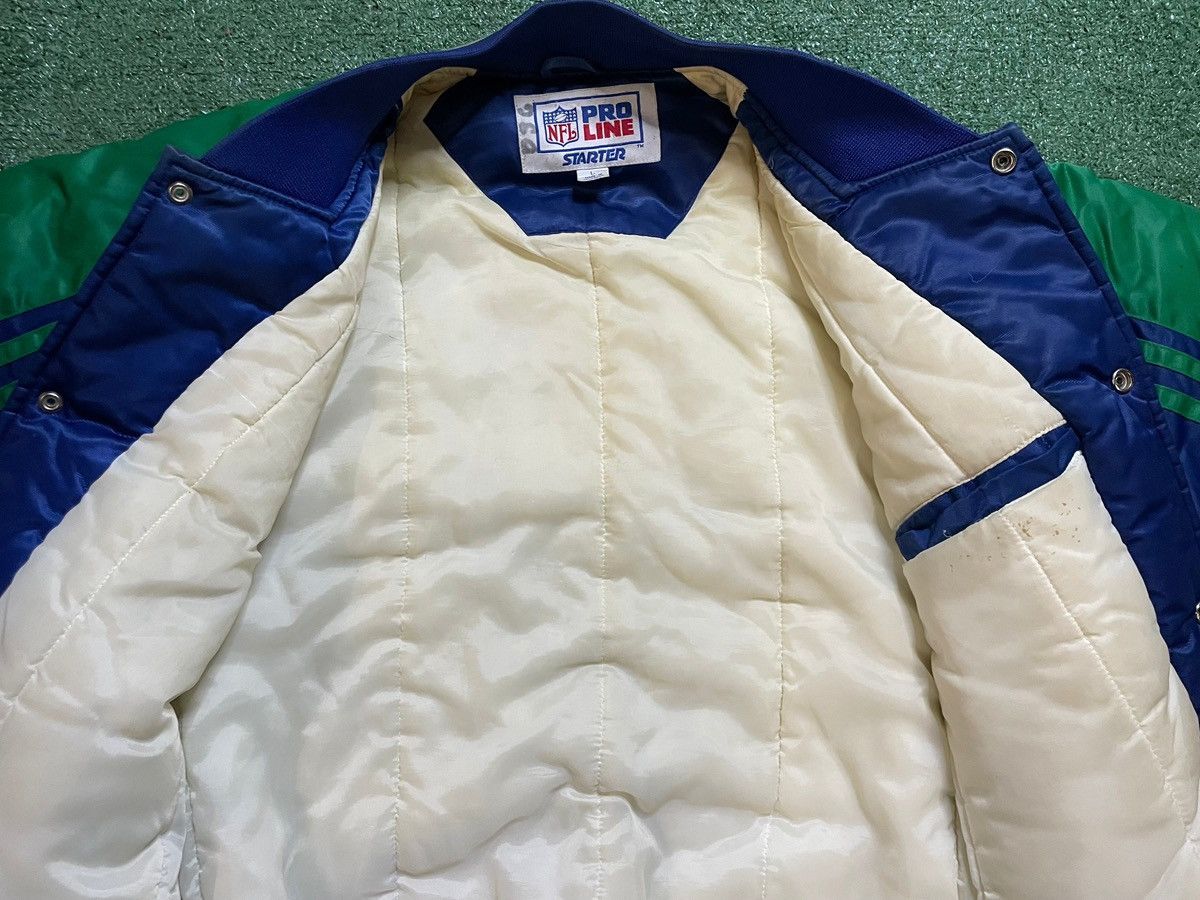 Starter Vintage 1990s Seattle Seahawks starter satin Jacket Size US L / EU 52-54 / 3 - 5 Thumbnail