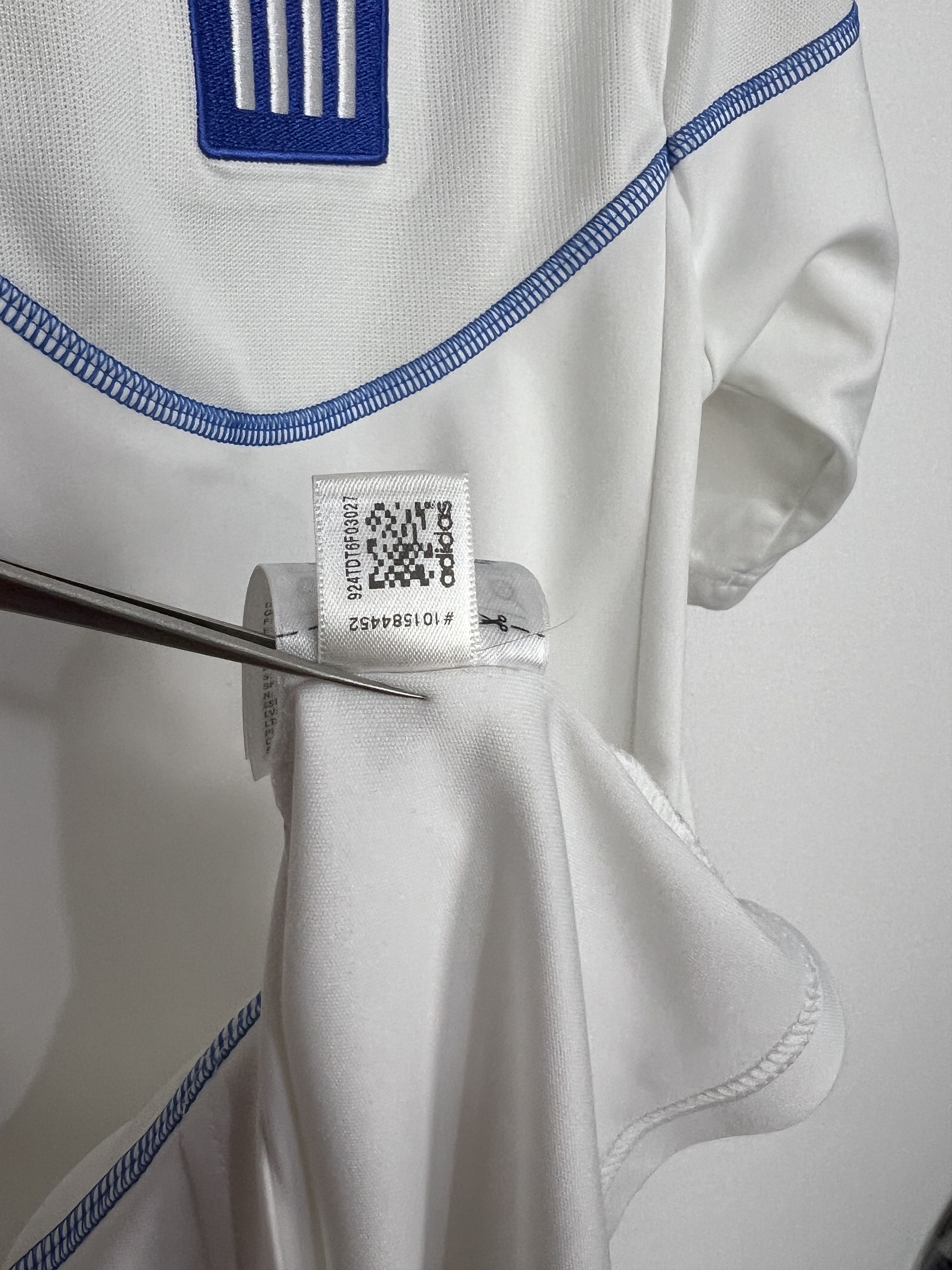 Adidas Greece Home football shirt Soccer Jersey National Trikot Size US XL / EU 56 / 4 - 8 Thumbnail