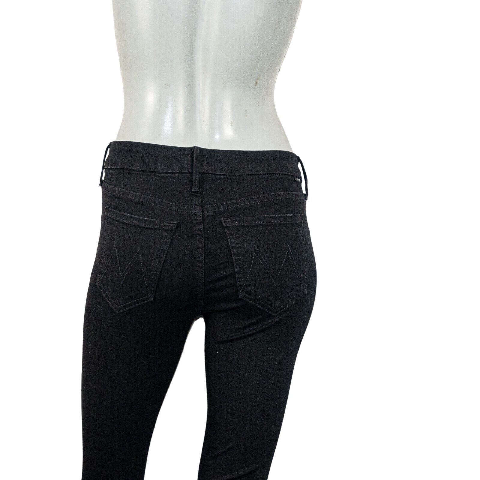 MOTHER MOTHER Denim The Looker Jeans in Black Not Guilty Size 24 Size 24" / US 00 / IT 34 - 12 Thumbnail