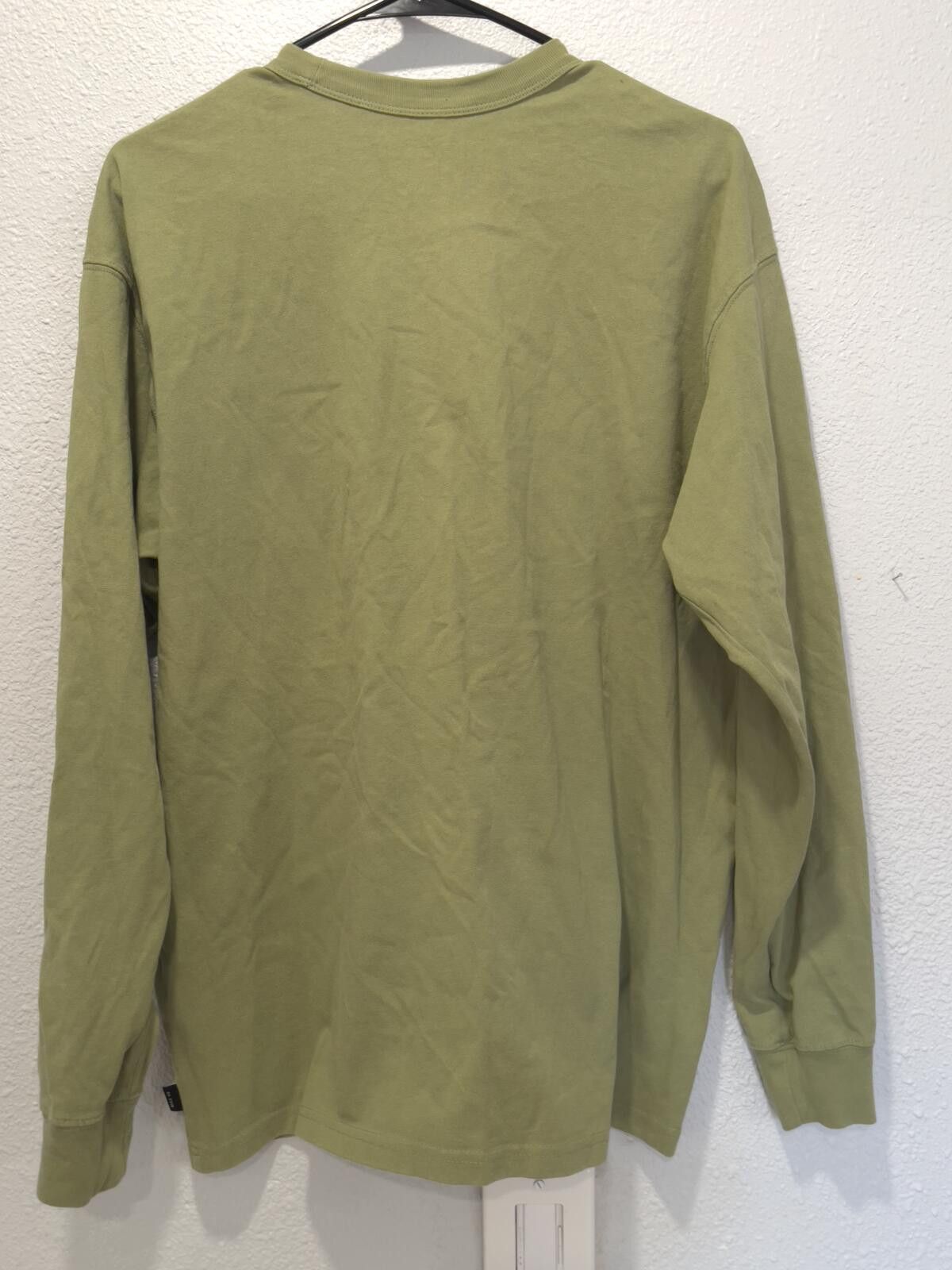 Nike Nike Long Sleeve Olive Green Pocket T-Shirt Size US M / EU 48-50 / 2 - 2 Thumbnail