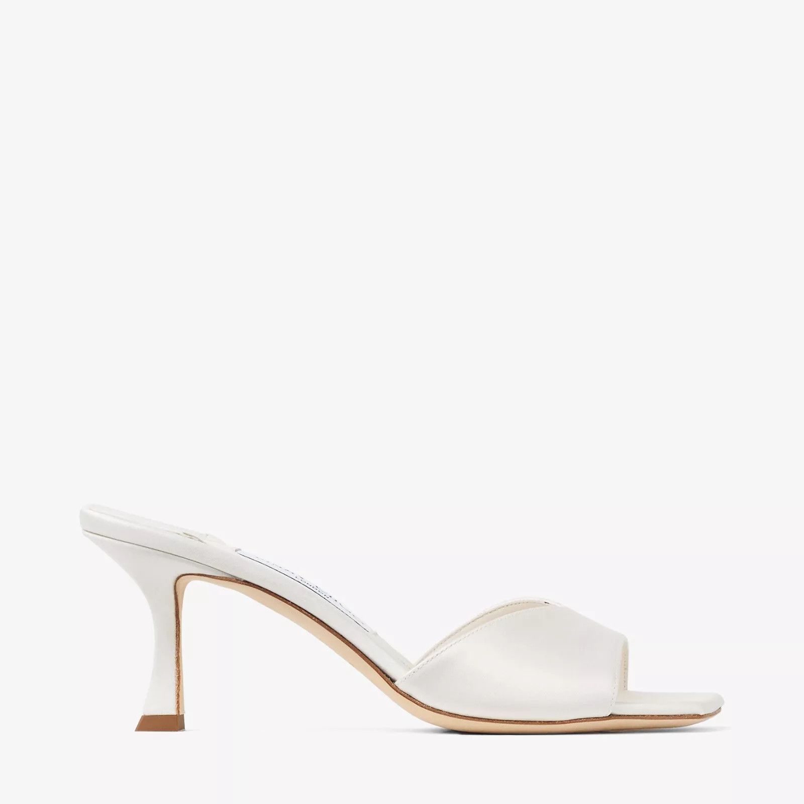 JIMMY CHOO Skye 70 $775 Ivory Satin Sandals New
