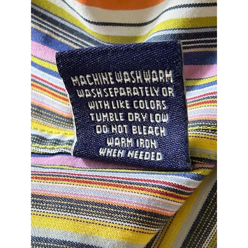 Robert Graham Robert Graham Multicolor Stripe Shirt XL Statement Button Up Size US XL / EU 56 / 4 - 8 Thumbnail