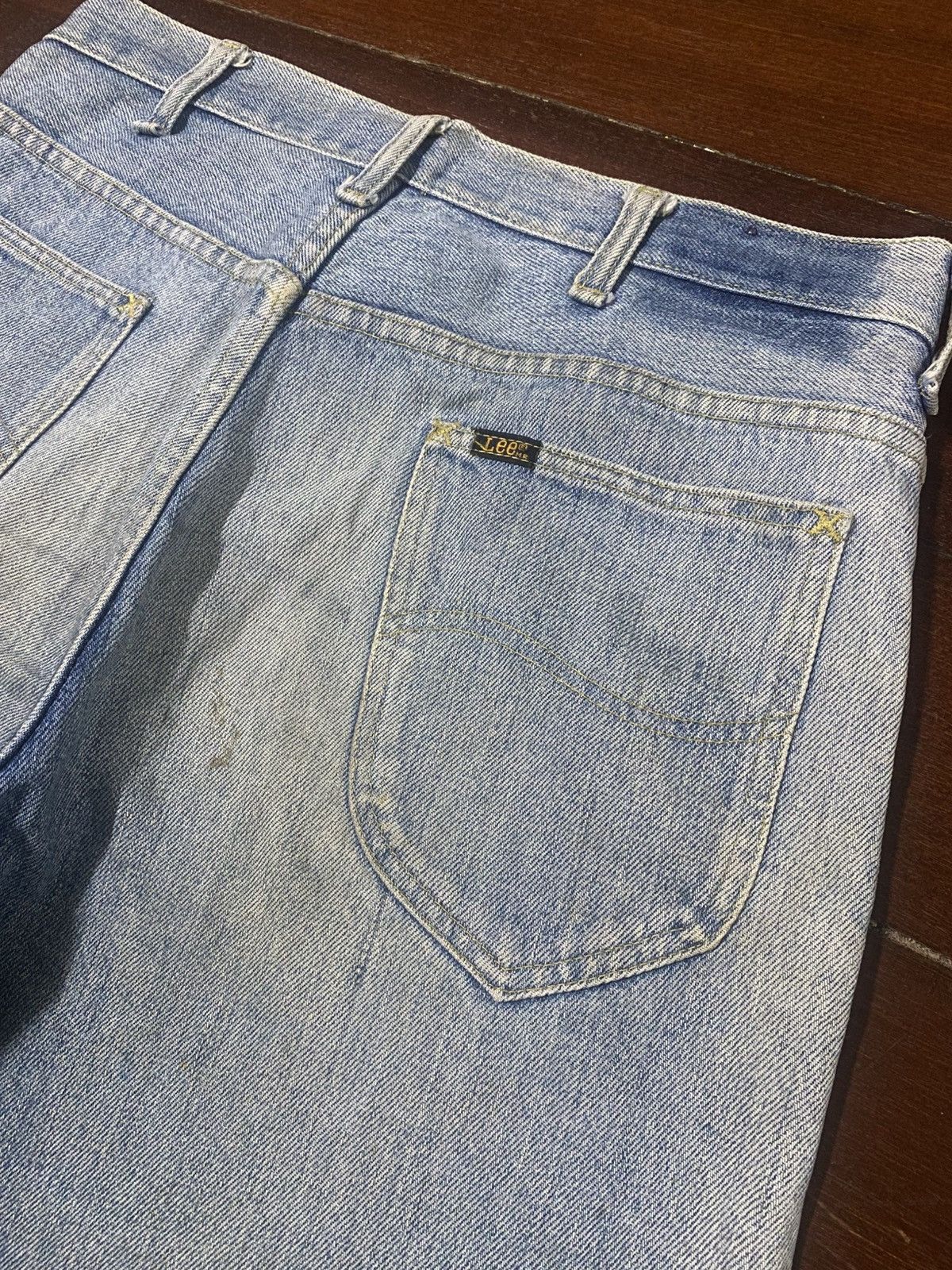 Lee Vintage 70s 80s Lee Riders Distressed mud wash rusty Size US 32 / EU 48 - 16 Thumbnail