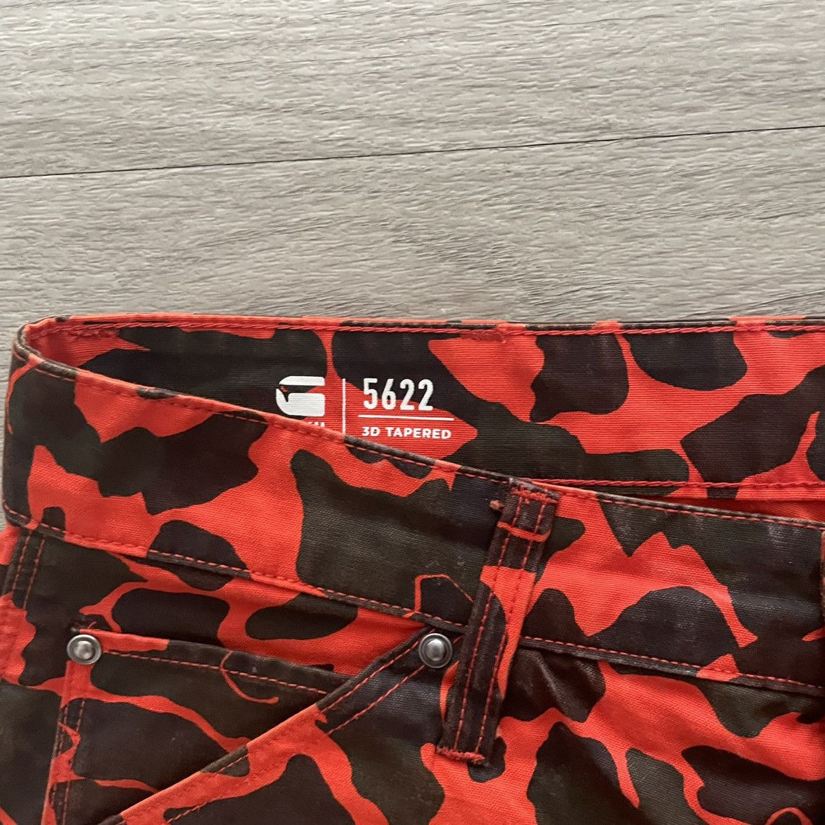 G-Star × Pharrell Pharrell x GSTAR Elwood 25 orange camo duck jacket pants Size US 30 / EU 46 - 13 Thumbnail