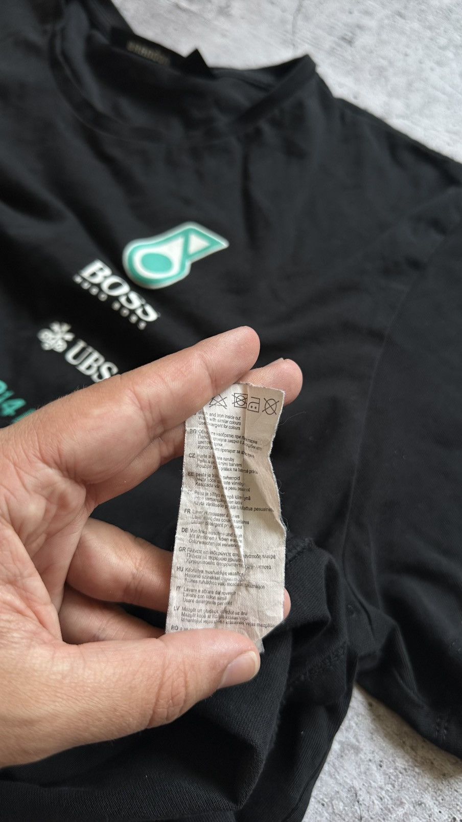 Mercedes-Benz × Vintage Mercedes-Benz F1 Team 2014/15 Champion T Shirt Size US XXL / EU 58 / 5 - 13 Thumbnail