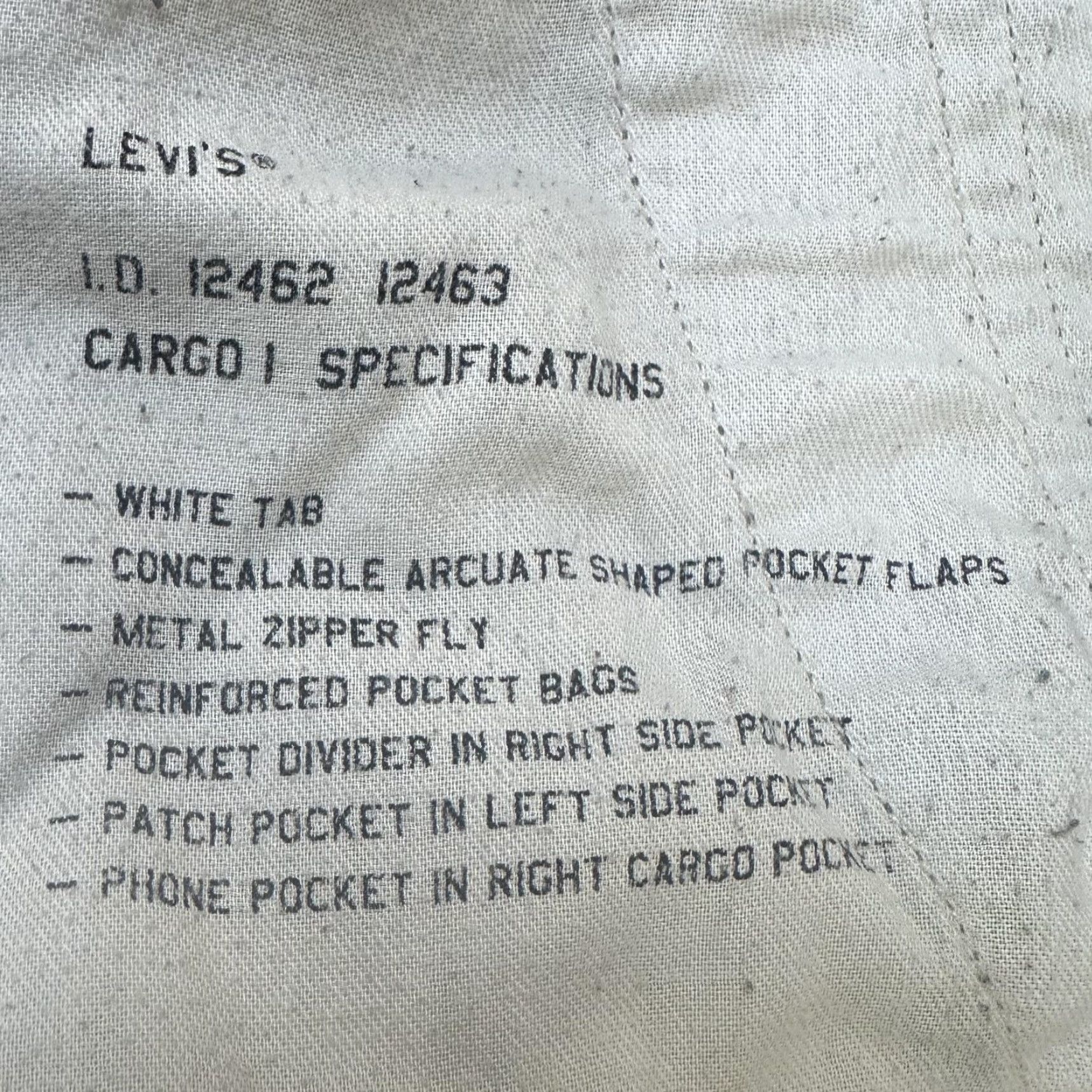 Levi's Levi's Camo Cargo Shorts Mens 40 Cotton Camouflage Pockets Cargo Outdoor Hiking Camping Summer Casual Mens 40 Gray Size US 40 / EU 56 - 6 Thumbnail