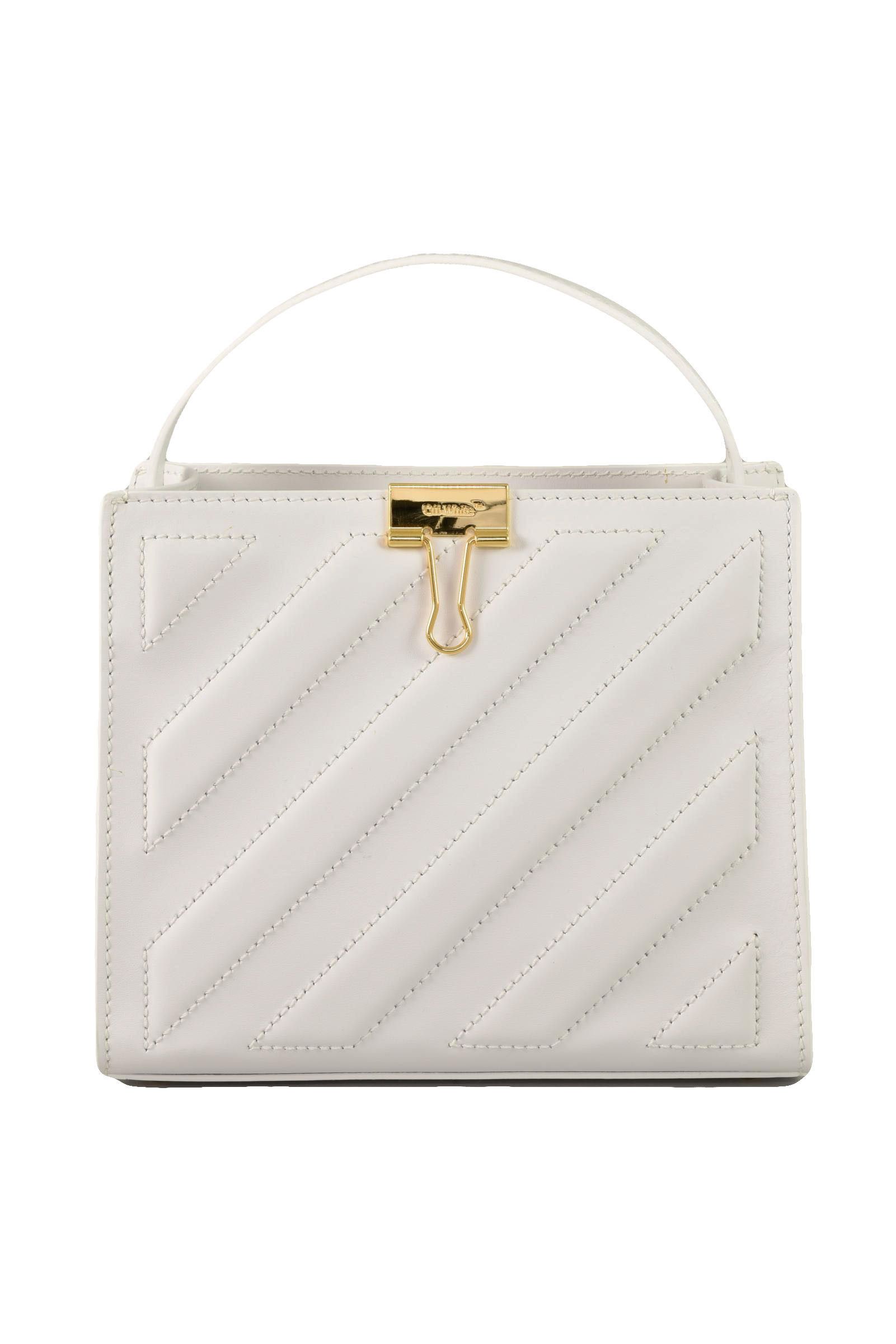 image of Off White Off-White Leather Hand Bag, Women's