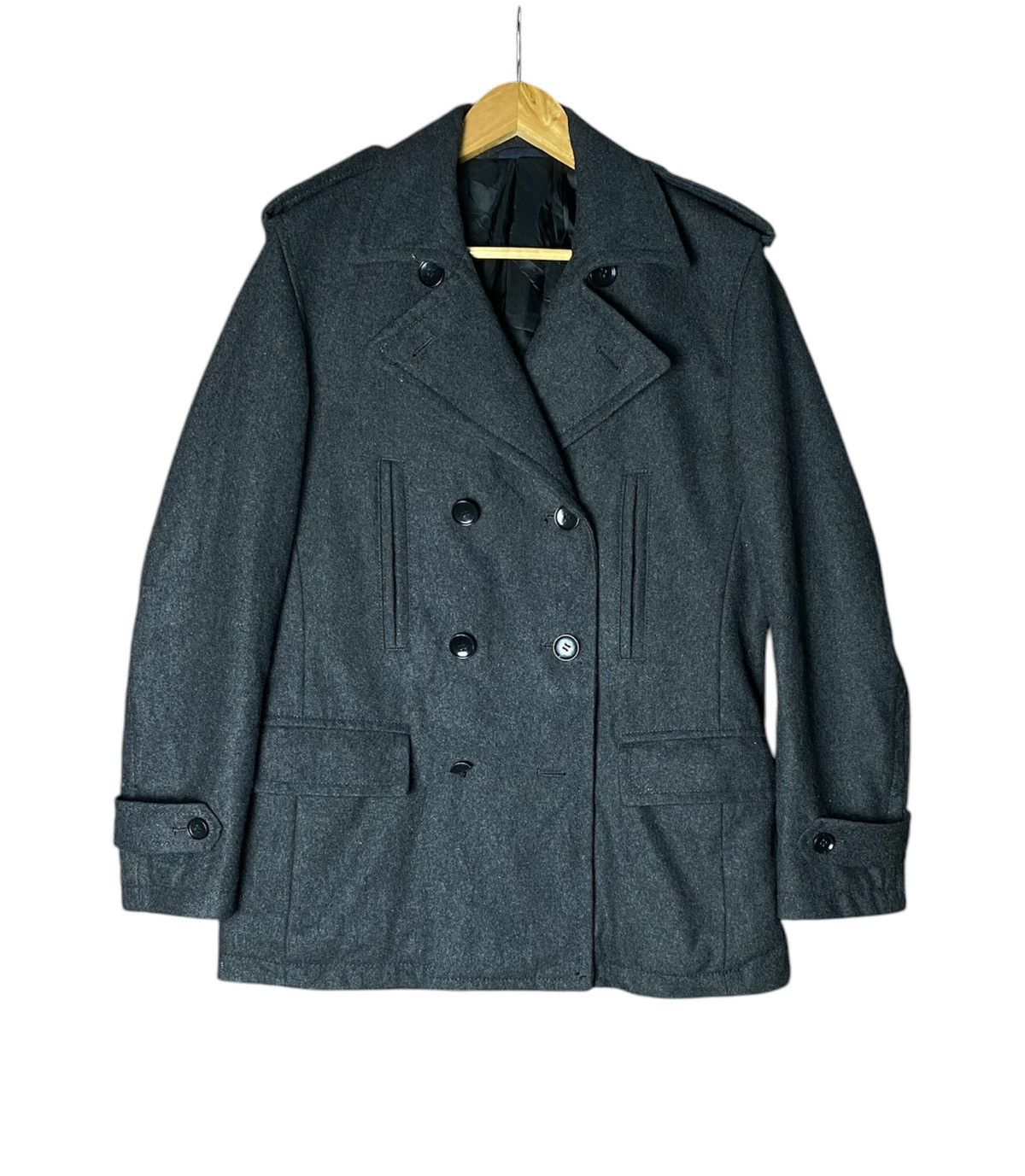 Comme Ca Ism × Japanese Brand Vintage Comme Ca Ism Co Ltd Double Breast Wool Jacket Size US M / EU 48-50 / 2 - 1 Thumbnail