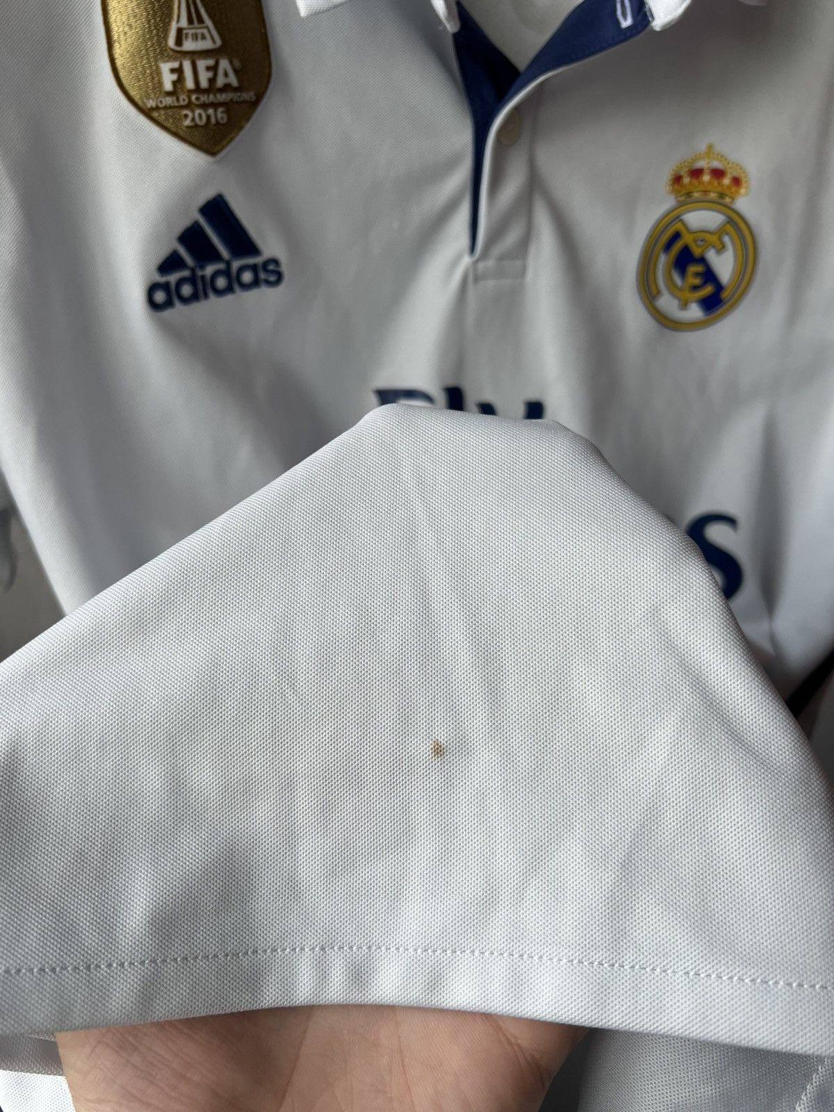 Adidas 2014/15 REAL MADRID #4 SERGIO RAMOS HOME SOCCER JERSEY SHIRT Size US M / EU 48-50 / 2 - 13 Thumbnail