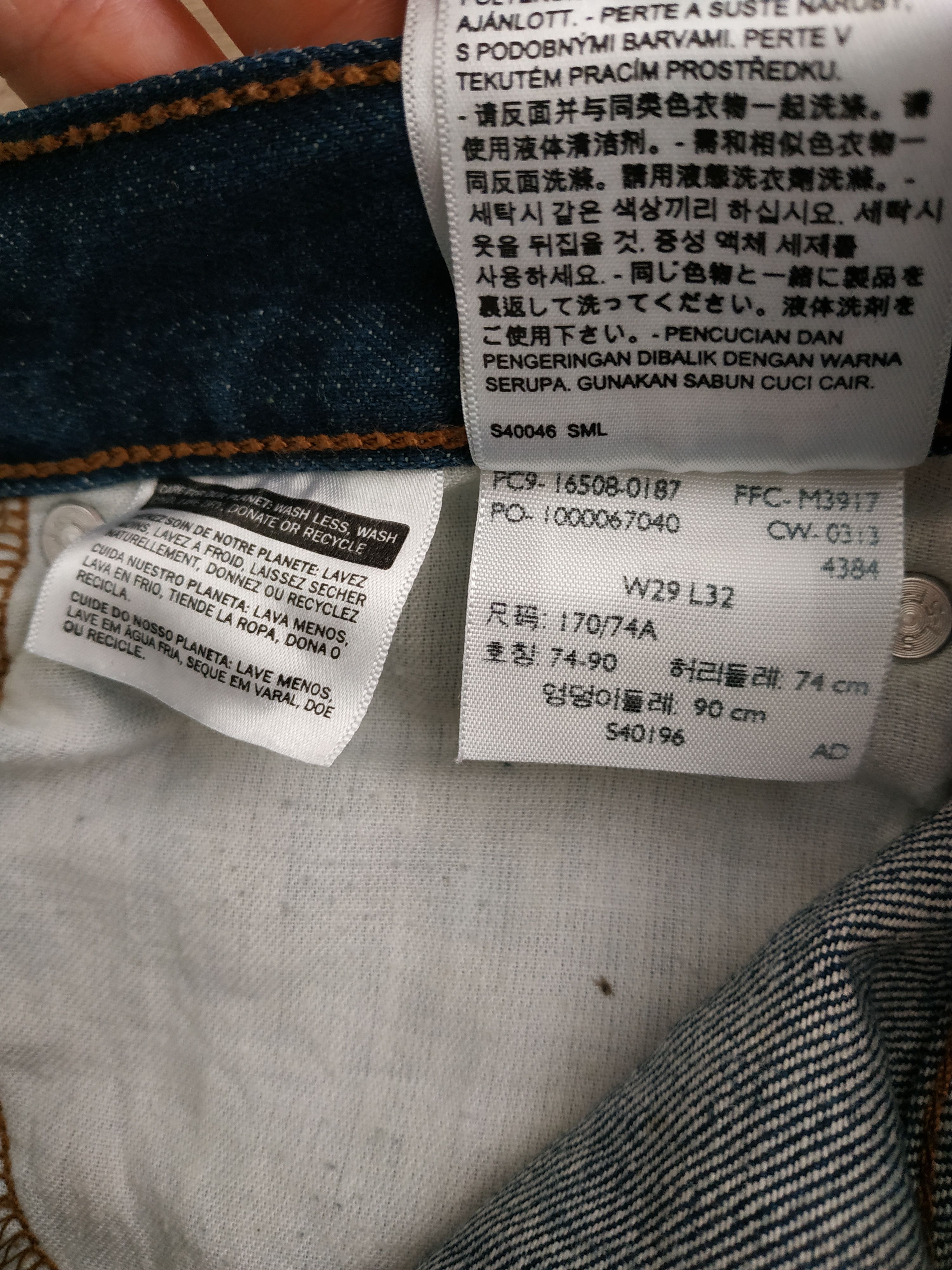 Levi's Levi's 508 Men's Slim Fit Navy Jeans, W29 L32 Size US 29 - 12 Thumbnail