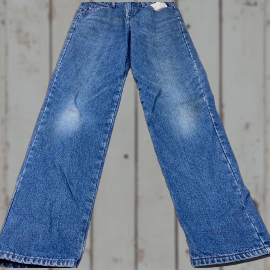 Vintage VINTAGE L.L. BEAN Double L Jeans Mens 30x34 Blue Denim Flannel Lined Natural Fit 90s Workwear USA Outdoor Denim Blue Mens Jeans Size US 30 / EU 46 - 1 Thumbnail